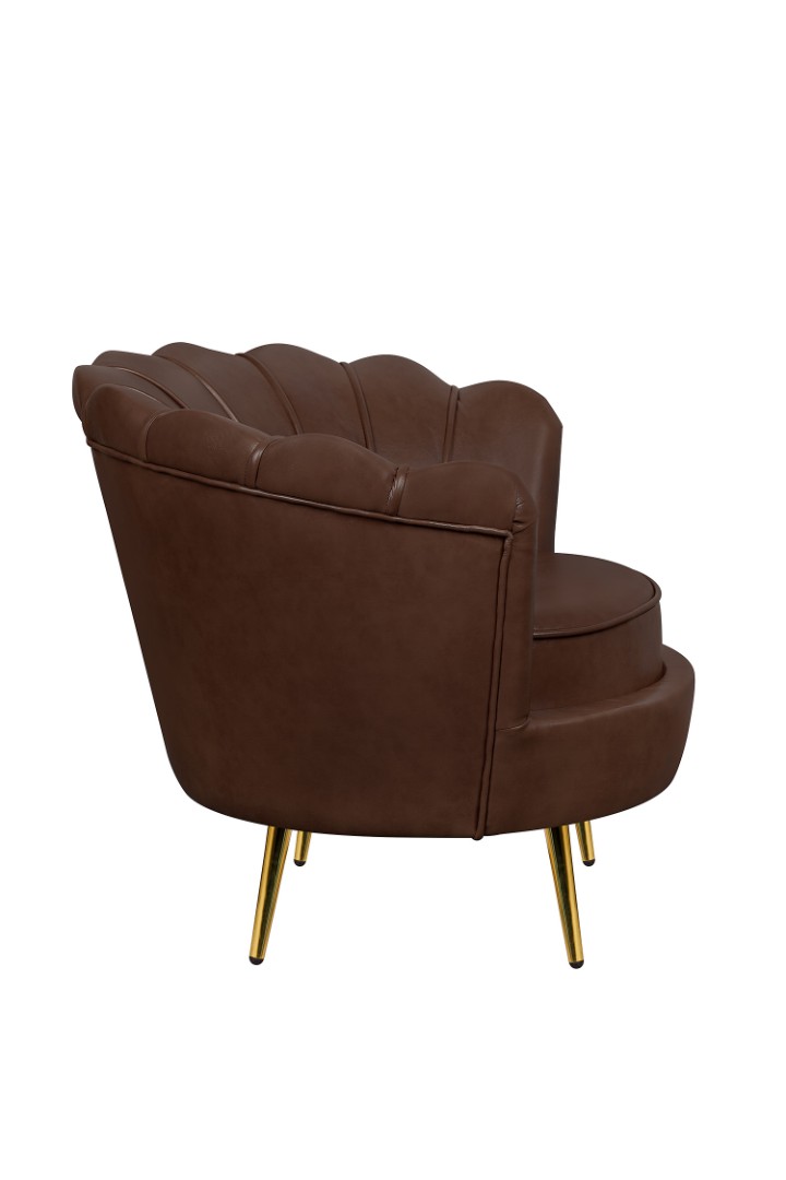 заказать Низкое кресло ракушка Pearl Brown V2
