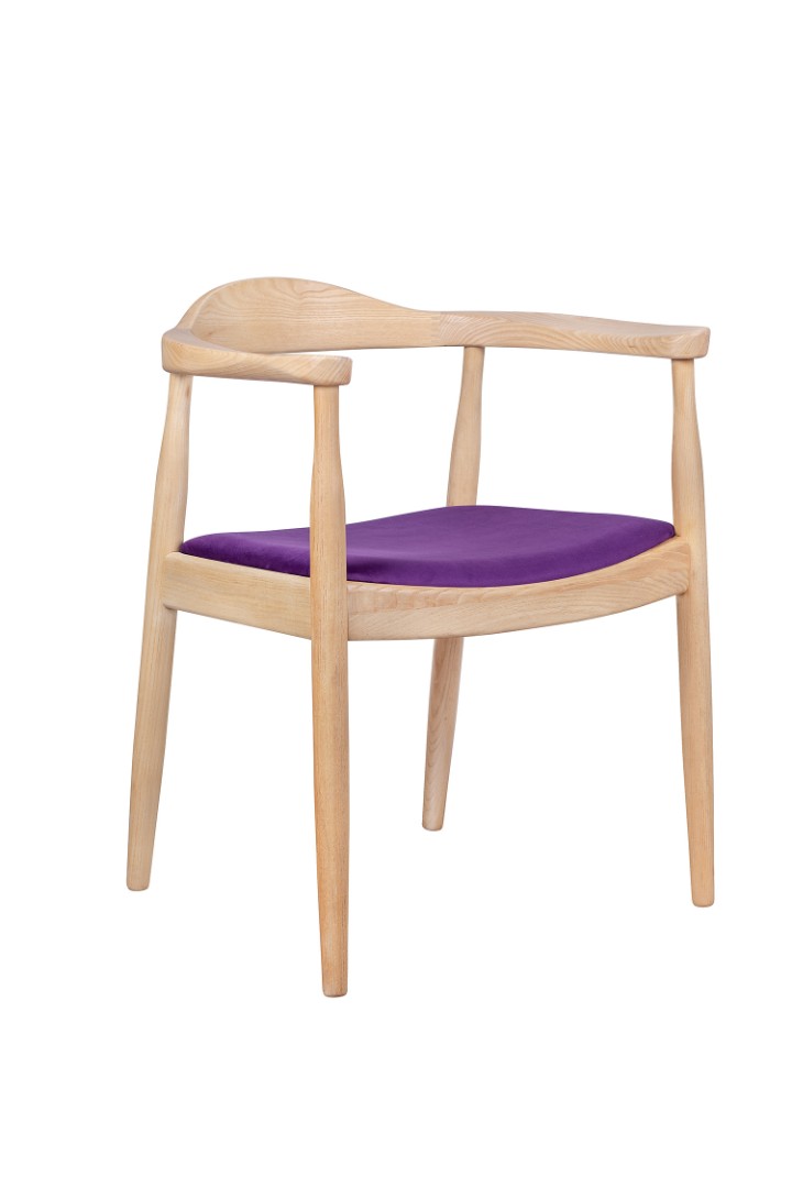 купить Венский стул с подлокотниками Carlo Violet V2