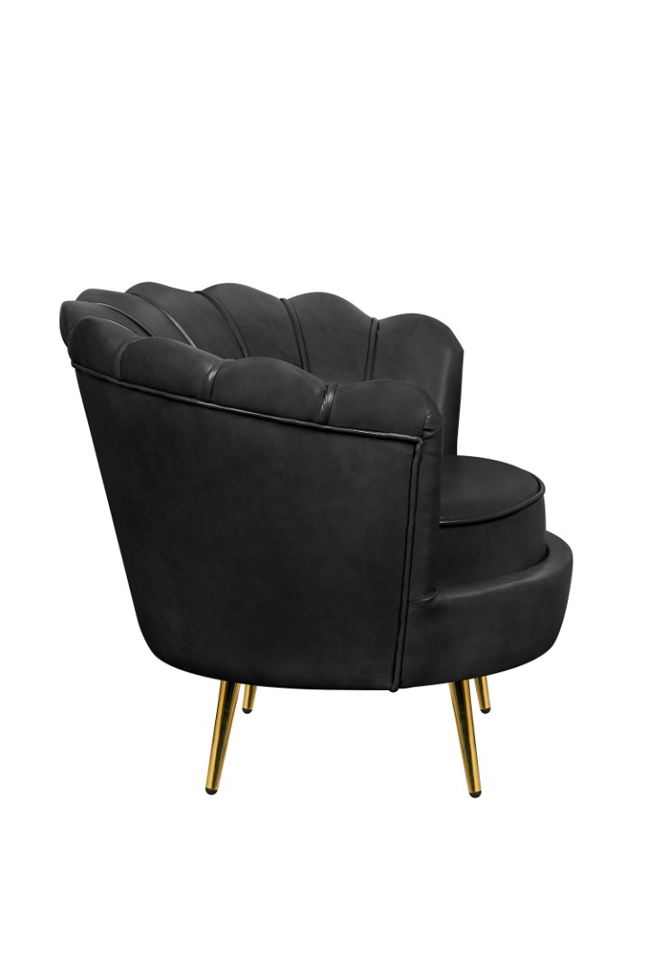 заказать Низкое кресло ракушка Pearl Black V2 в Москве заказать Низкое кресло ракушка Pearl Black V2