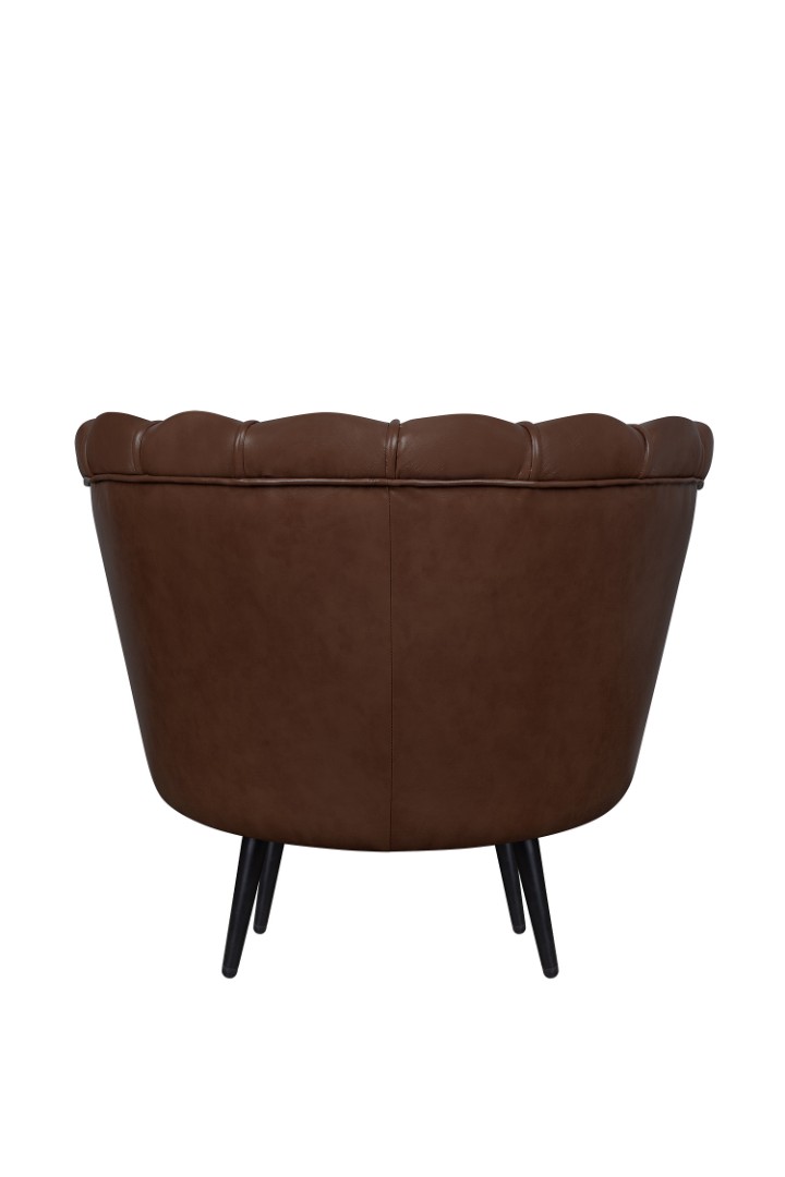 Низкое кресло ракушка Pearl Brown V2 на черных ножках в интернет-магазине в Москве Низкое кресло ракушка Pearl Brown V2 на черных ножках в интернет-магазине