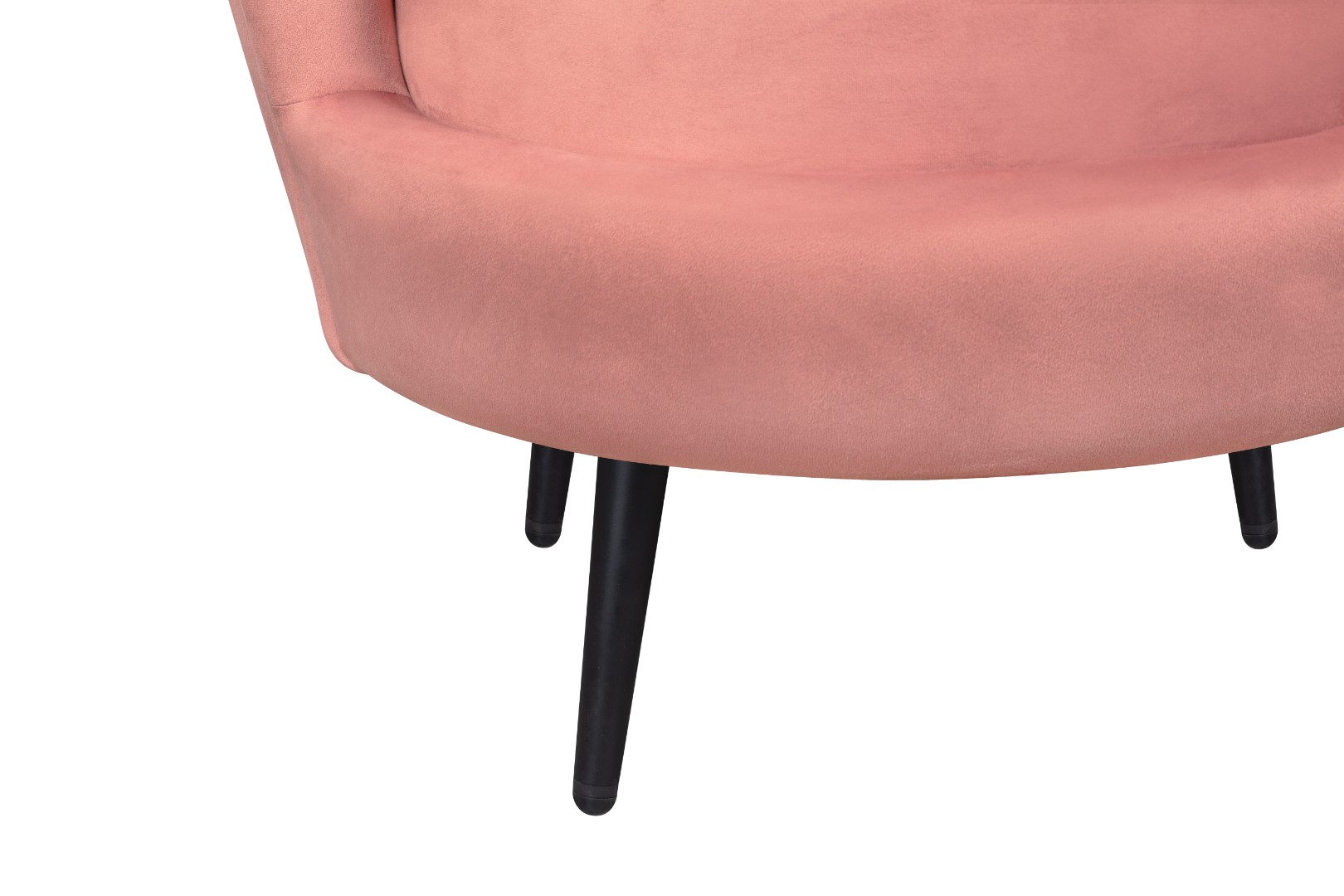 фото Низкое кресло ракушка Pearl Pink V3 на черных ножках в интерьере в Москве фото Низкое кресло ракушка Pearl Pink V3 на черных ножках в интерьере