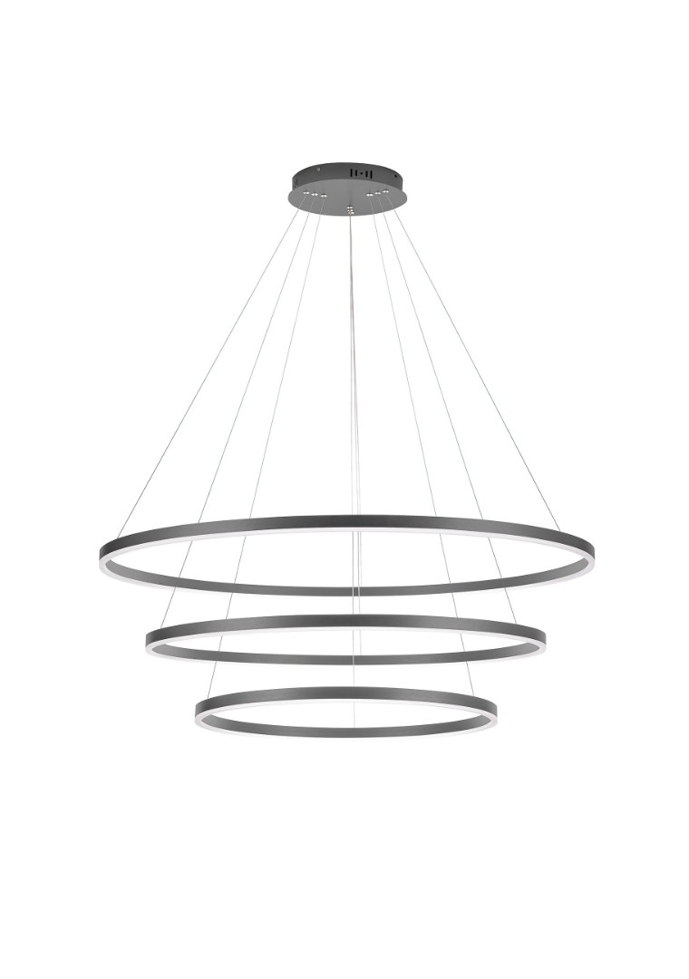 Люстра Orblaze 3 rings 600 black в интерьере в Москве Люстра Orblaze 3 rings 600 black в интерьере