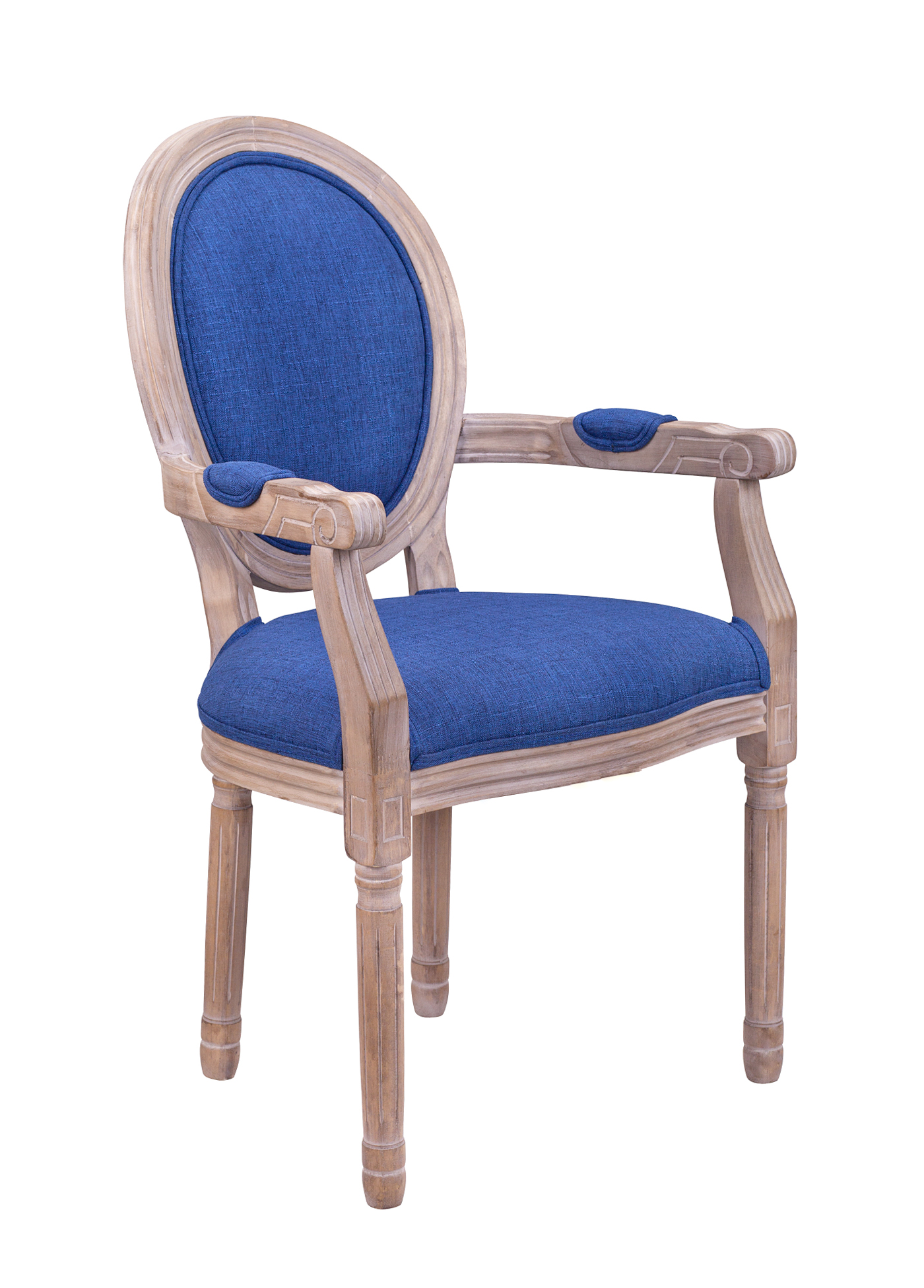 купить Мягкий стул с подлокотниками Volker Arm Original Blue