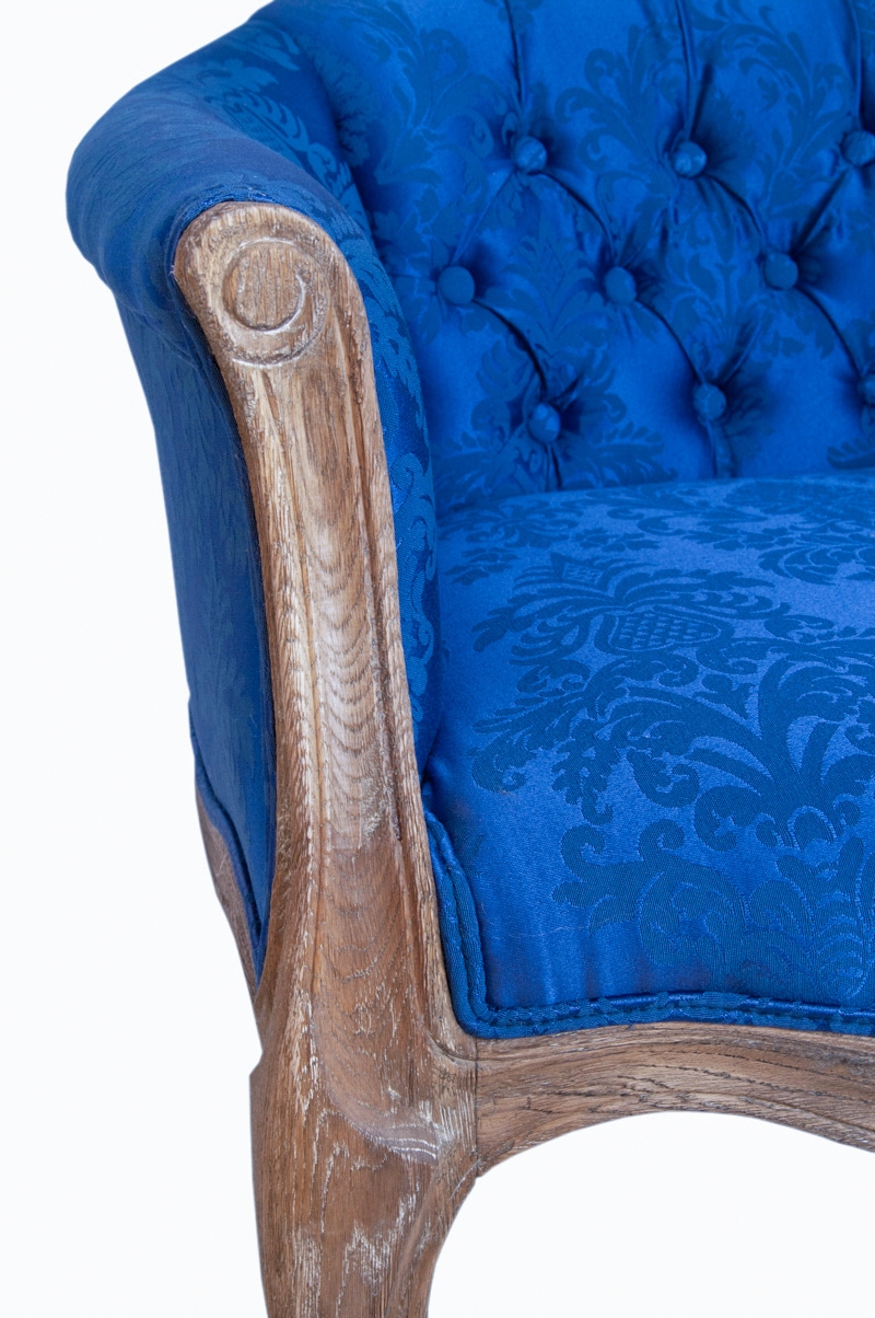 фото Низкое кресло ретро Kandy Blue