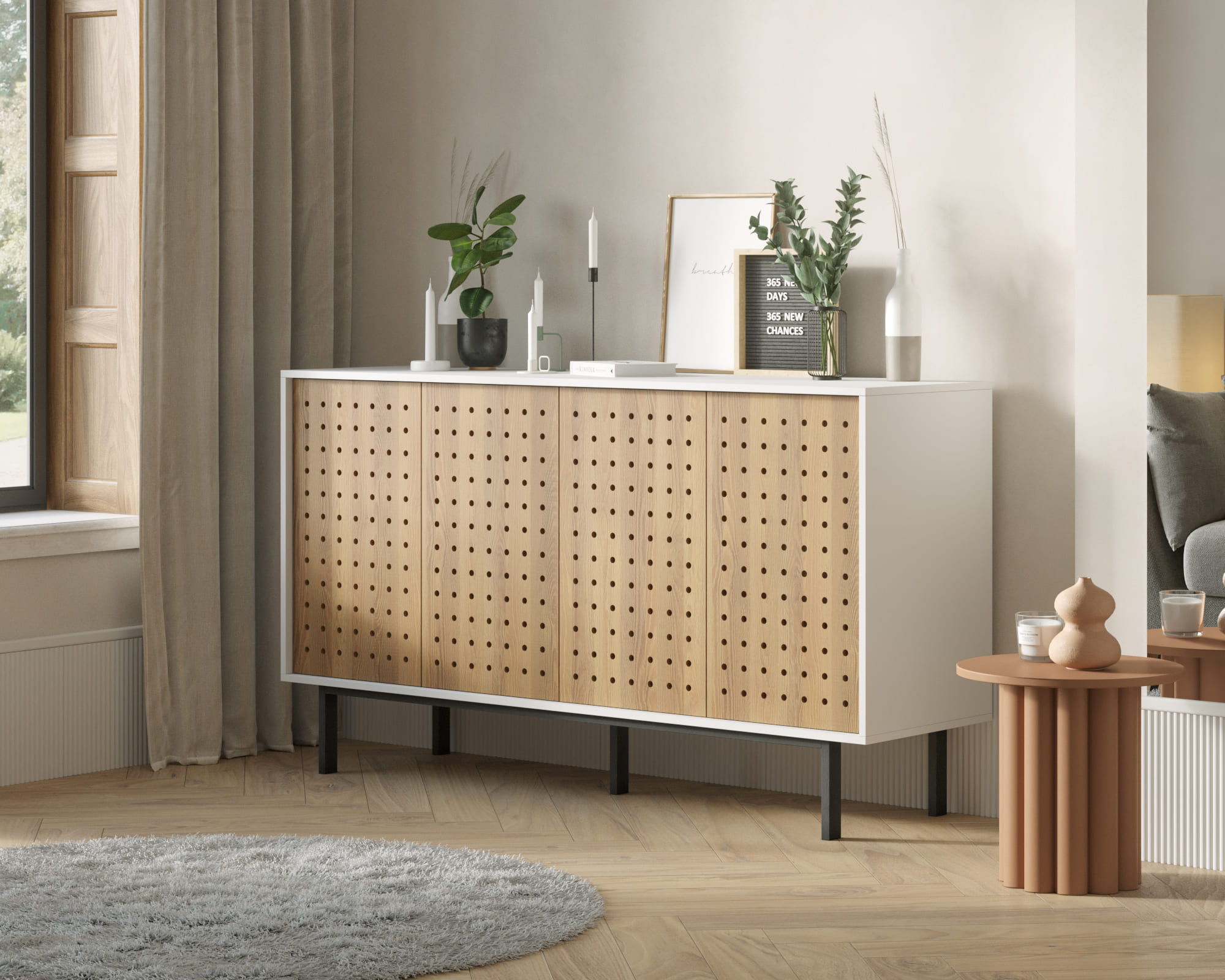 заказать Комод большой с дверками KOTO арт KT20