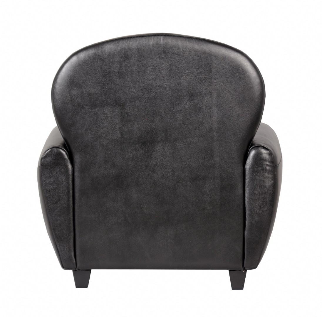 Кожаное кресло черное Flog в интернет-магазине