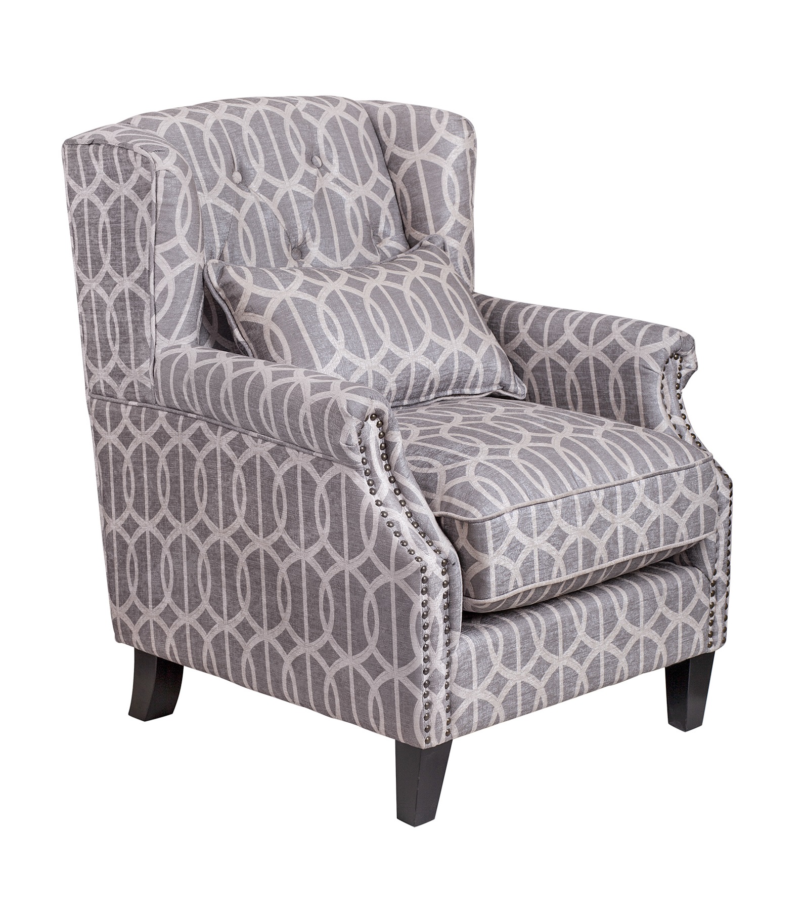 купить Мягкое полукресло с подлокотниками Scott Grey