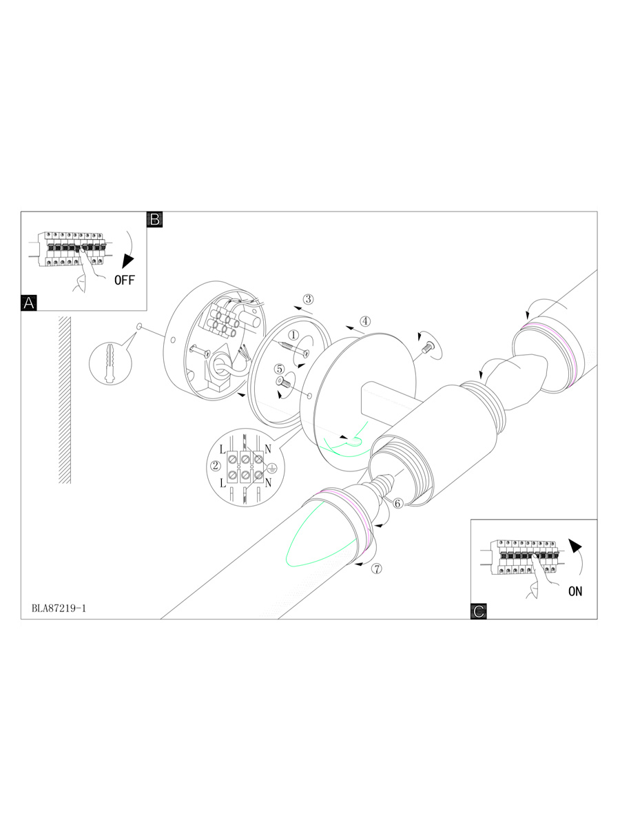 купить 87222 Светильник для ванной комнаты PALMERA в Москве купить 87222 Светильник для ванной комнаты PALMERA