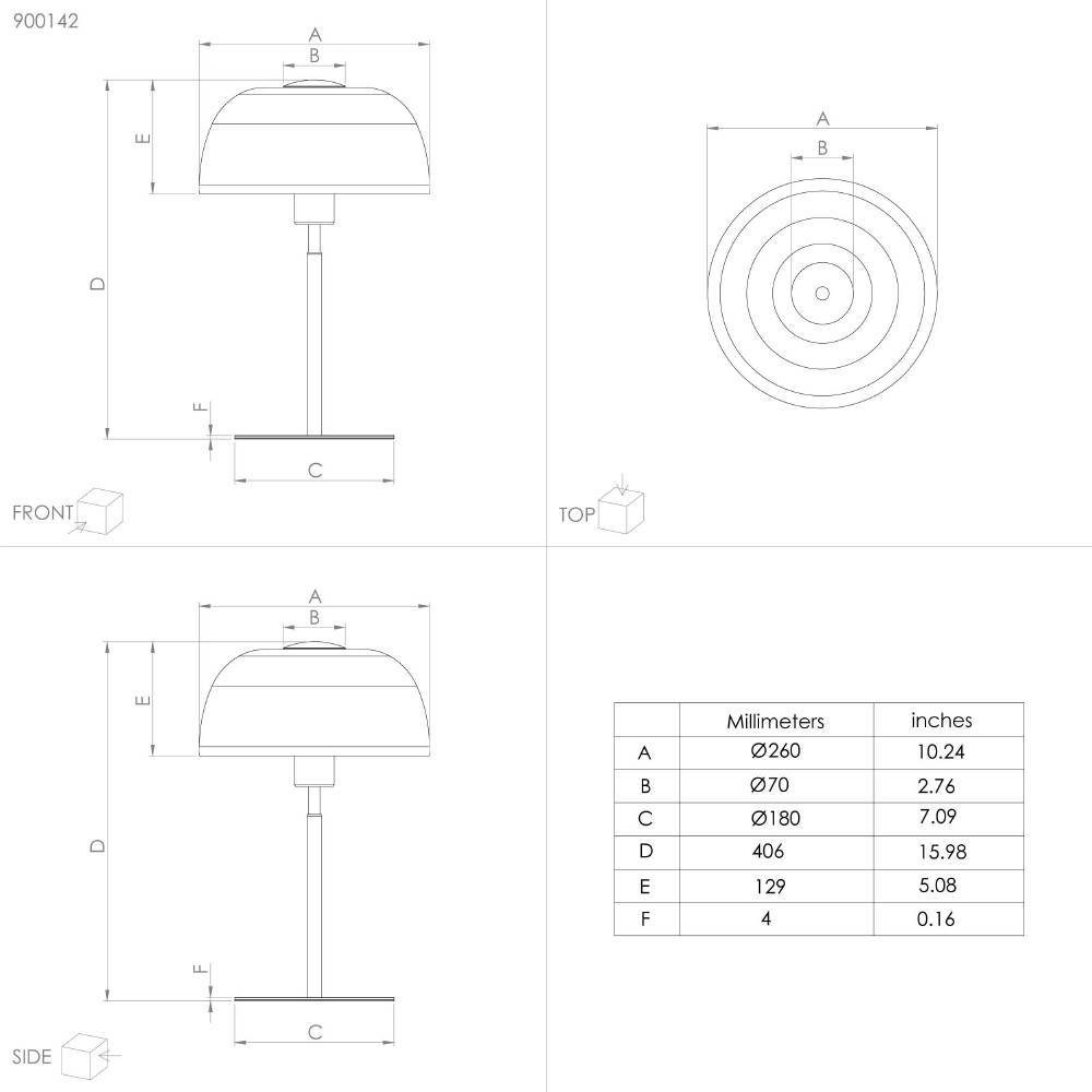 купить 900142  Настольная лампа SOLO 2, 1x40W(E27), сталь, черный, стекло, белый