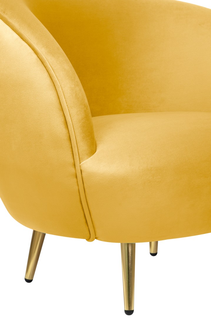 фото Мягкое кресло Small Benee Yellow