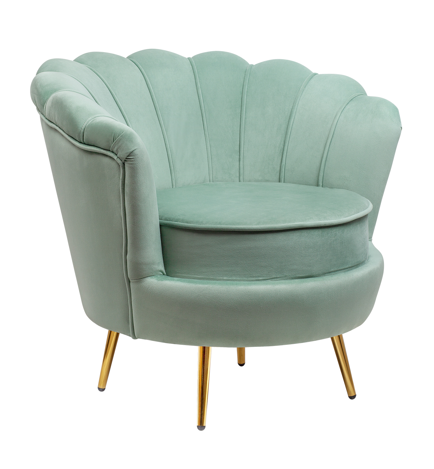 купить Низкое кресло ракушка Pearl Green