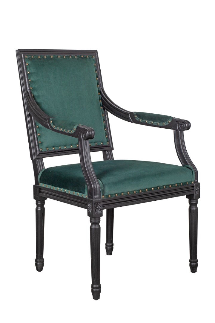 купить Мягкий стул с подлокотниками Runako Green