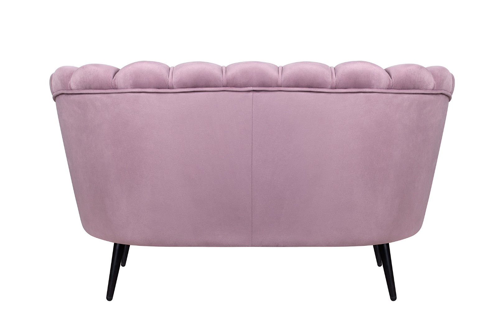 Дизайнерский двухместный диван Pearl Double Pink на черных ножках в интернет-магазине в Москве Дизайнерский двухместный диван Pearl Double Pink на черных ножках в интернет-магазине