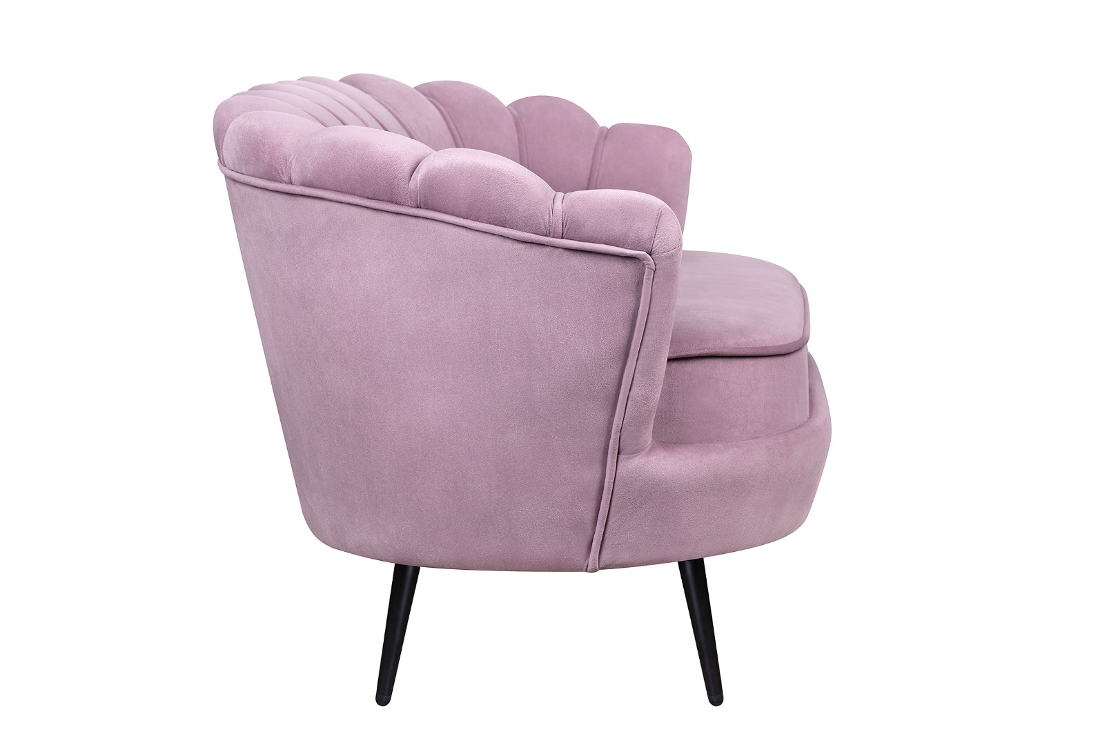 заказать Дизайнерский двухместный диван Pearl Double Pink на черных ножках в Москве заказать Дизайнерский двухместный диван Pearl Double Pink на черных ножках