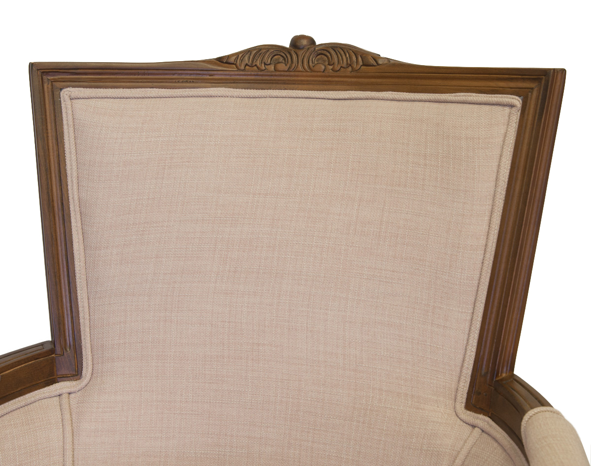 фото Мягкое полукресло с подлокотниками Tous Beige в Москве фото Мягкое полукресло с подлокотниками Tous Beige