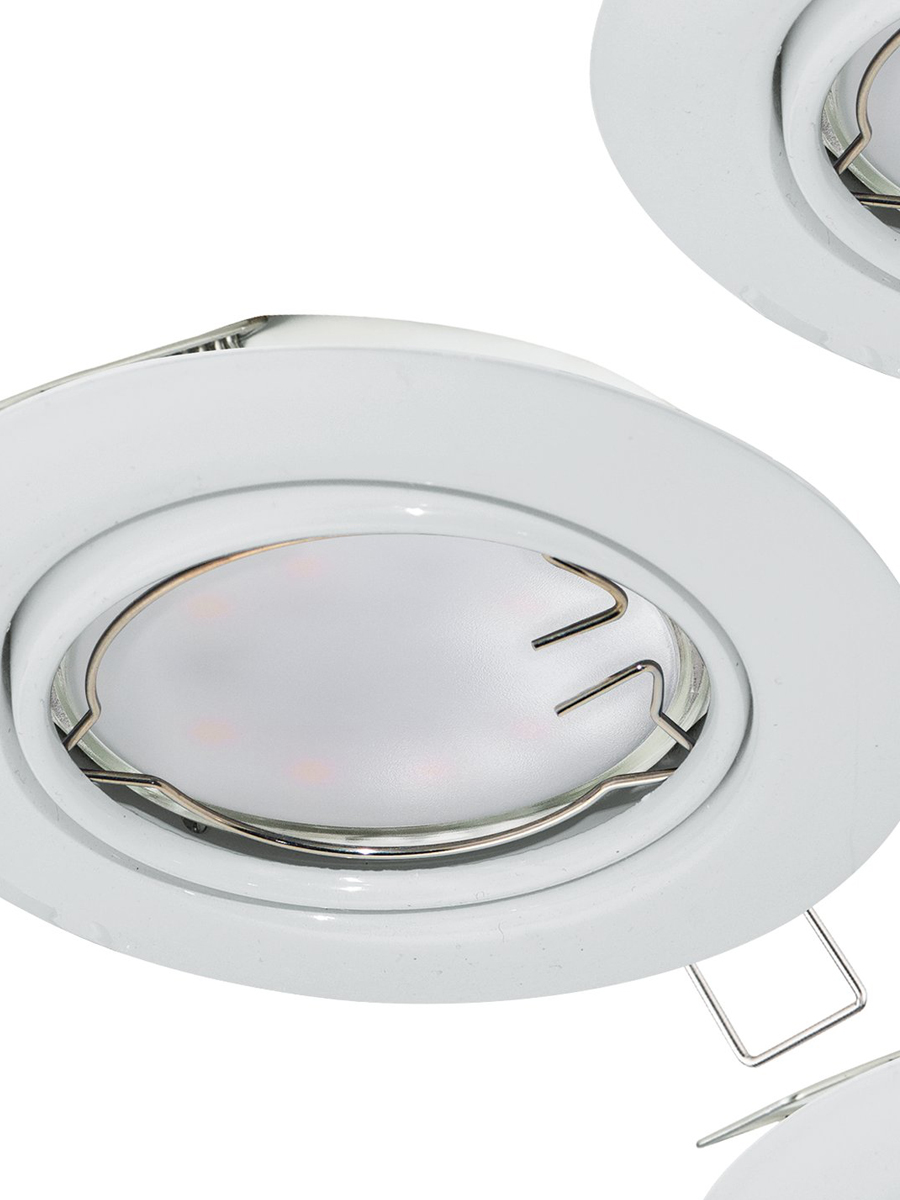 купить 94406 Комплект светодиодных встраиваемых светильников PENETO, 3x5W (GU10), ?87, сталь, белый в Москве купить 94406 Комплект светодиодных встраиваемых светильников PENETO, 3x5W (GU10), ?87, сталь, белый