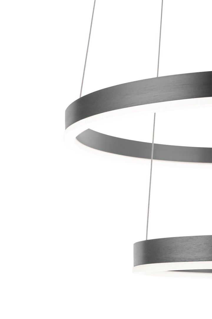 купить Люстра Orblaze 2 rings 800 black