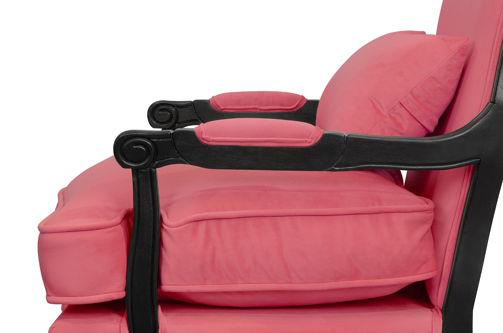 фото Мягкое кресло ретро Nitro Karmin