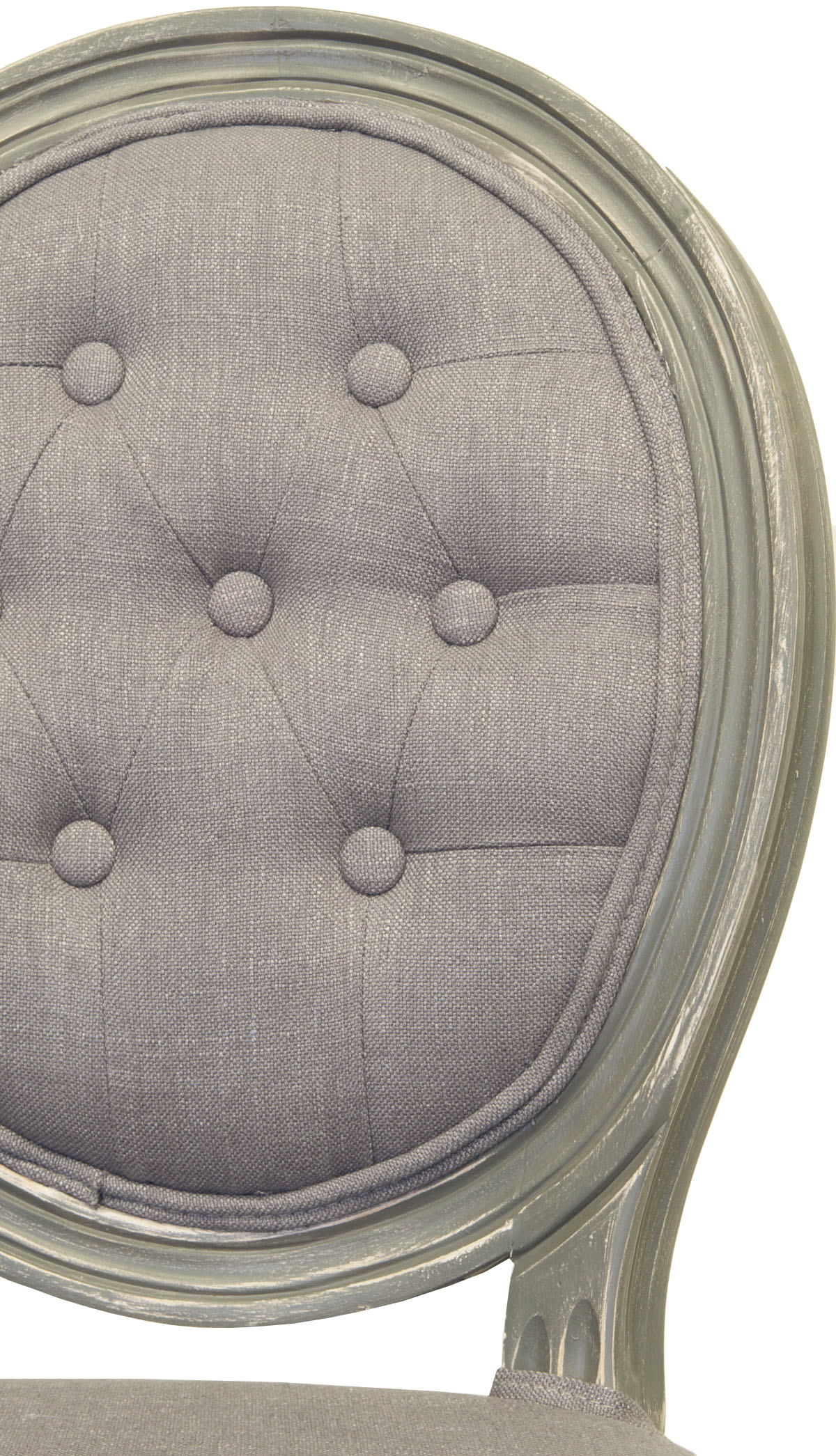 фото Дизайнерский обеденный стул модерн Volker Button Grey