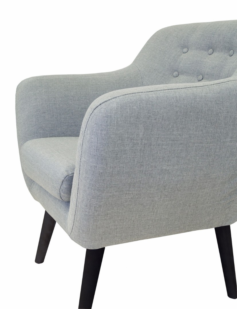 фото Низкое кресло Fuller Grey V3