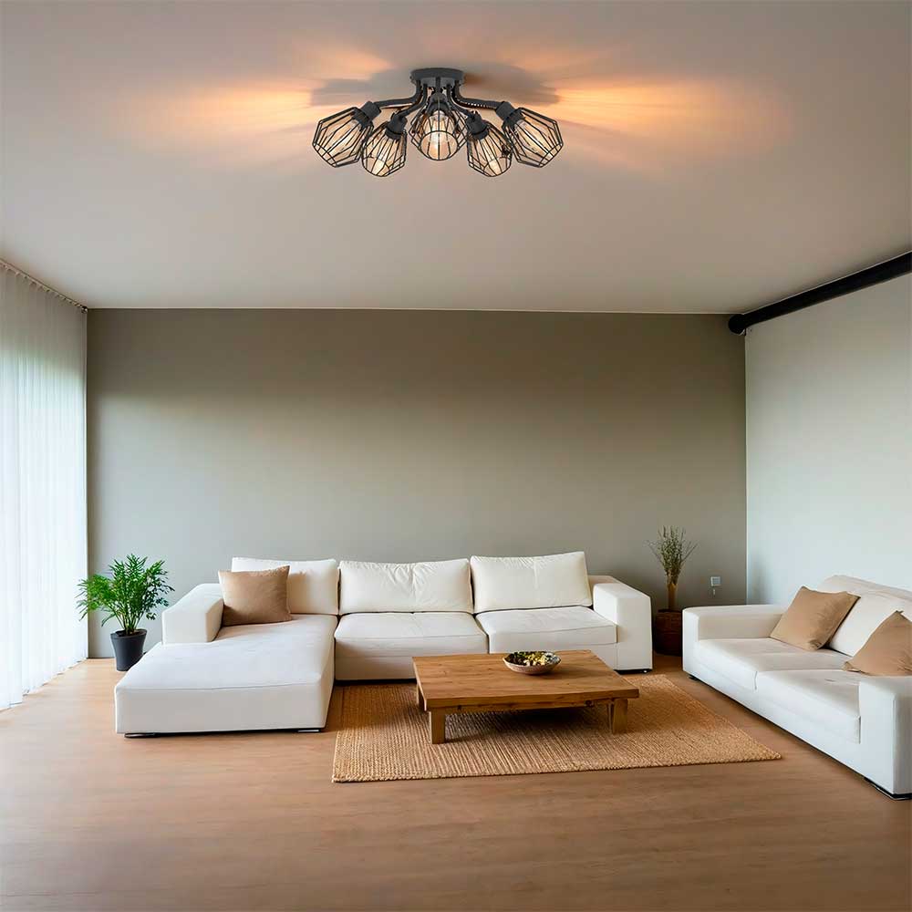 заказать 31532 Люстра TARBES, 5x60W(E27), сталь, черный