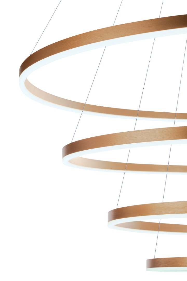 стильные Люстра Orblaze 4 rings 1000 gold