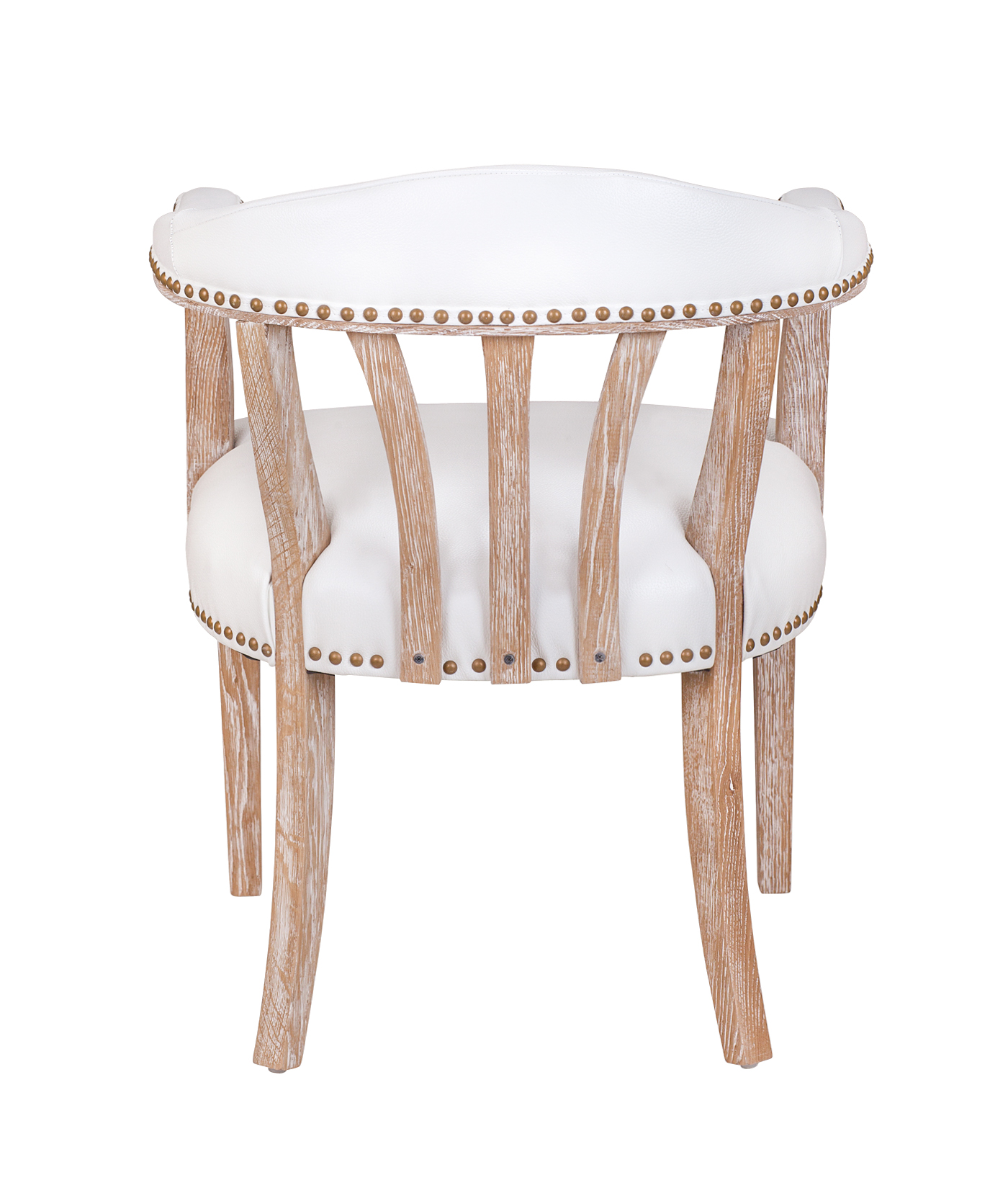 Мягкий стул с подлокотниками Tanner White Leather в интернет-магазине в Москве Мягкий стул с подлокотниками Tanner White Leather в интернет-магазине