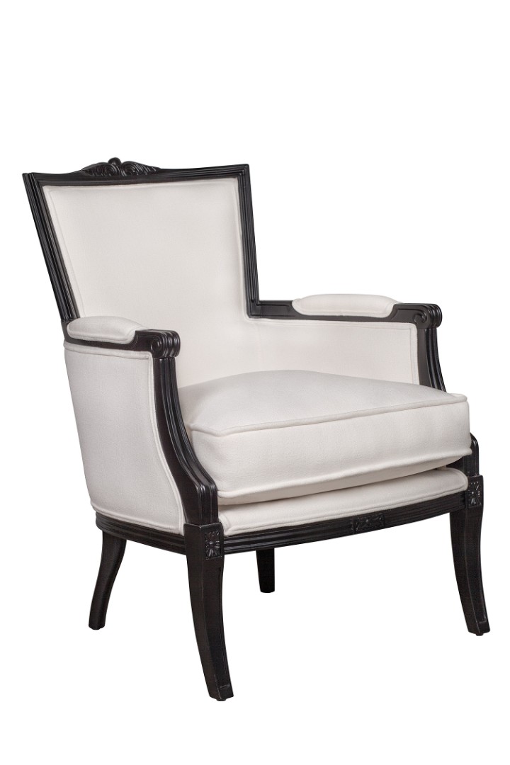 купить Мягкое полукресло с подлокотниками Tous white