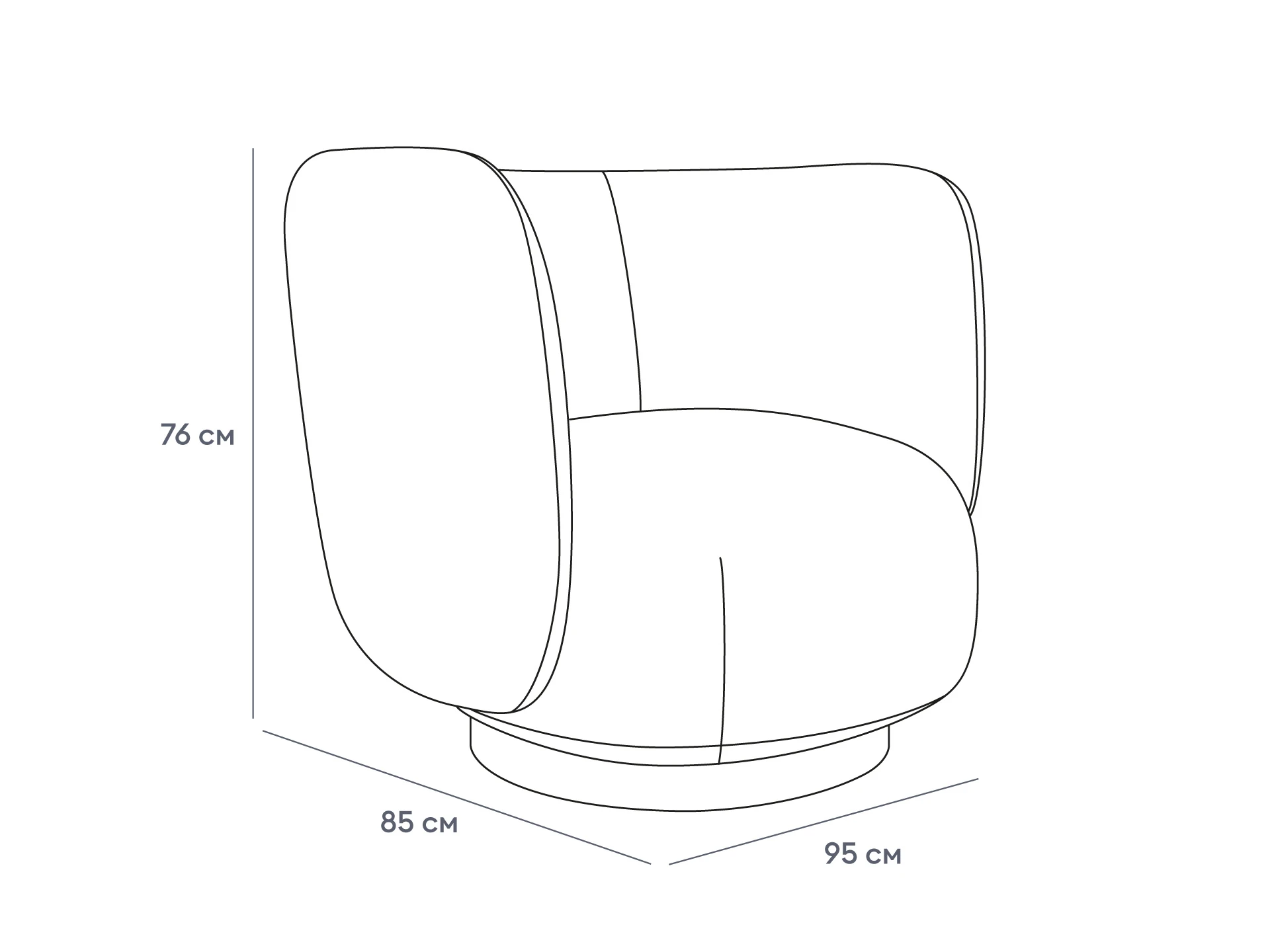 фото Кресло Lucca вращающееся