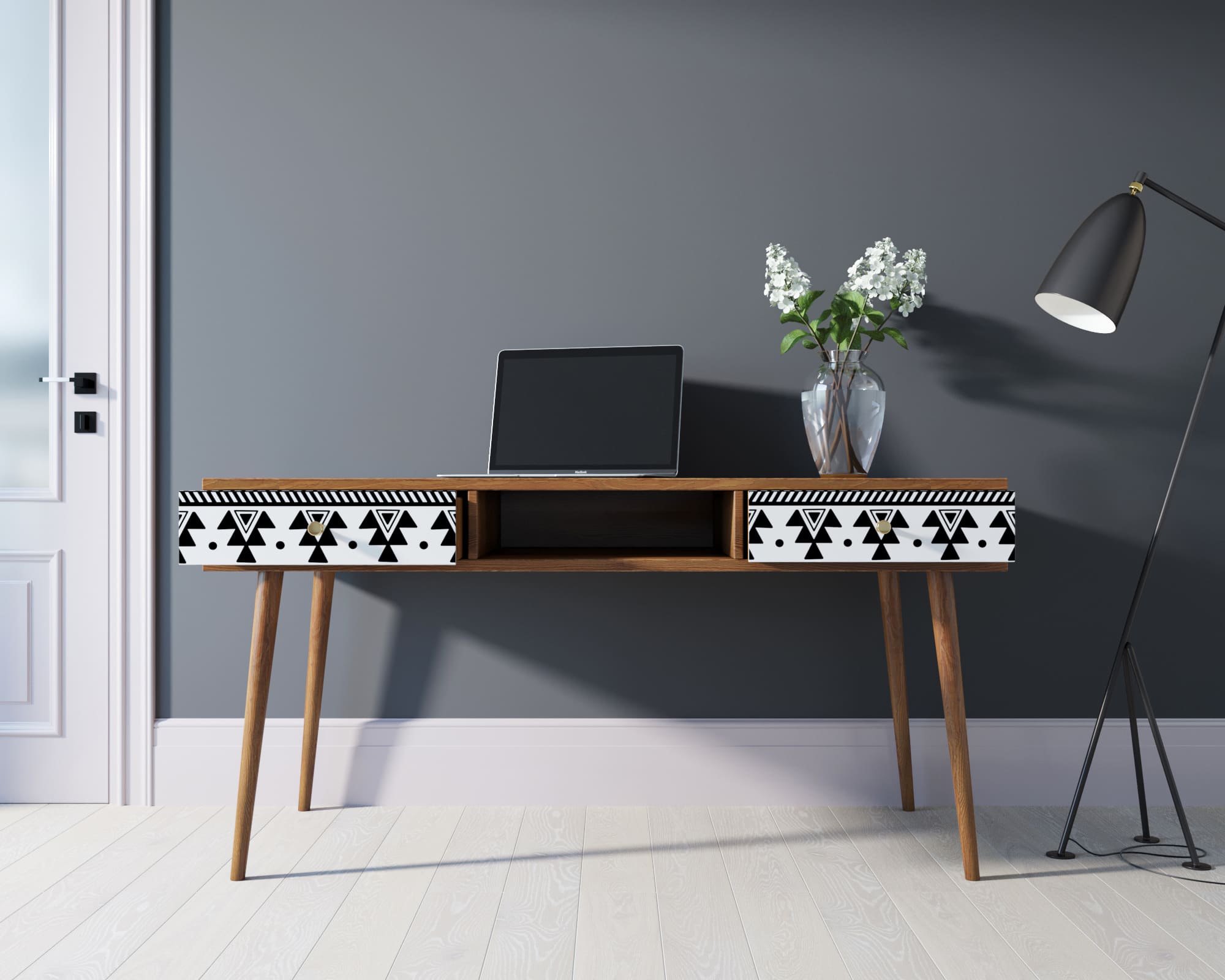 Стол рабочий "Berber" принт 19 арт BB18/Print_19 в интернет-магазине