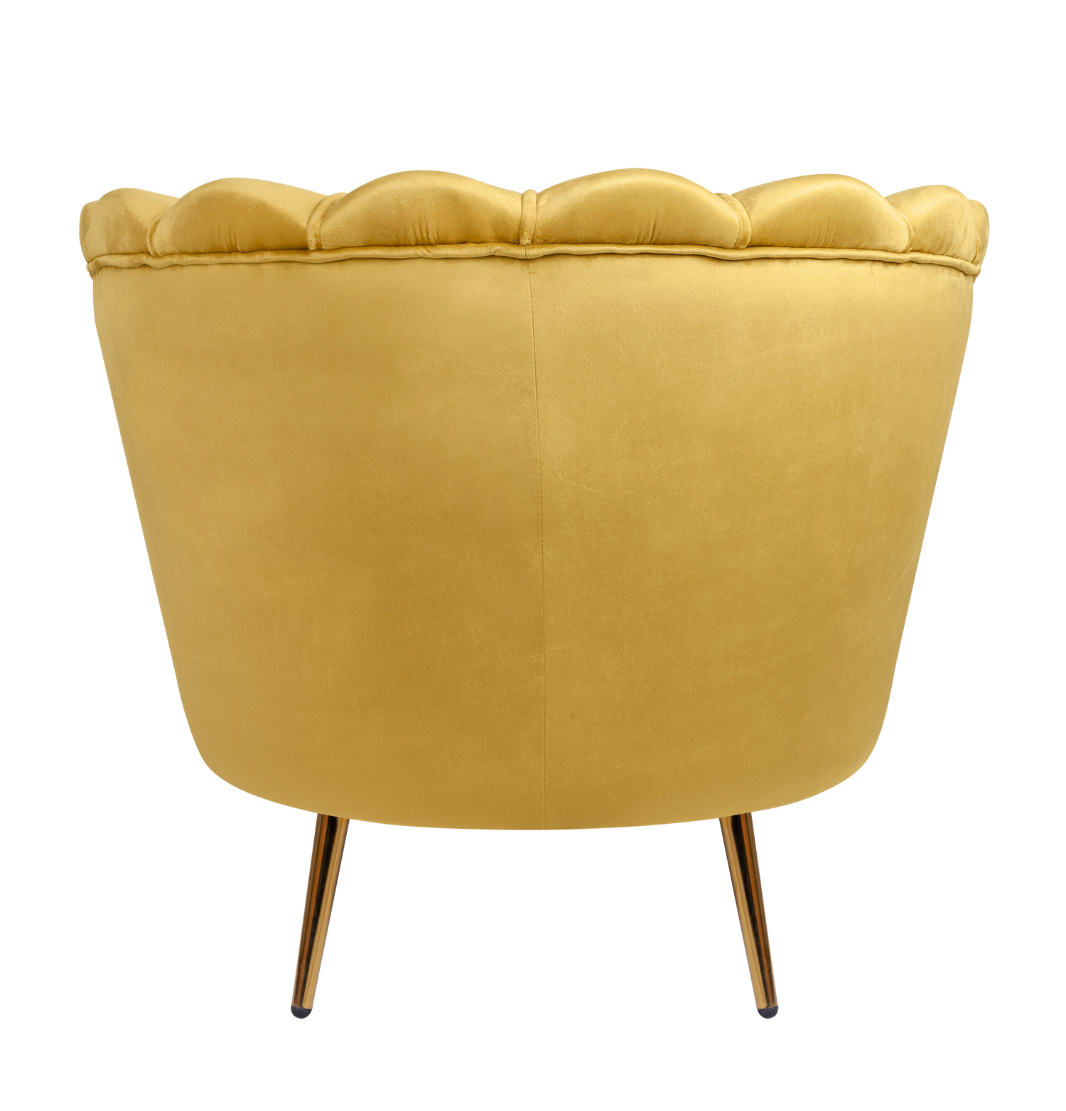 Низкое кресло ракушка Pearl Yellow в интернет-магазине