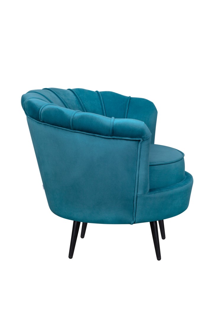 заказать Кресло ракушка Pearl Marine на черных ножках