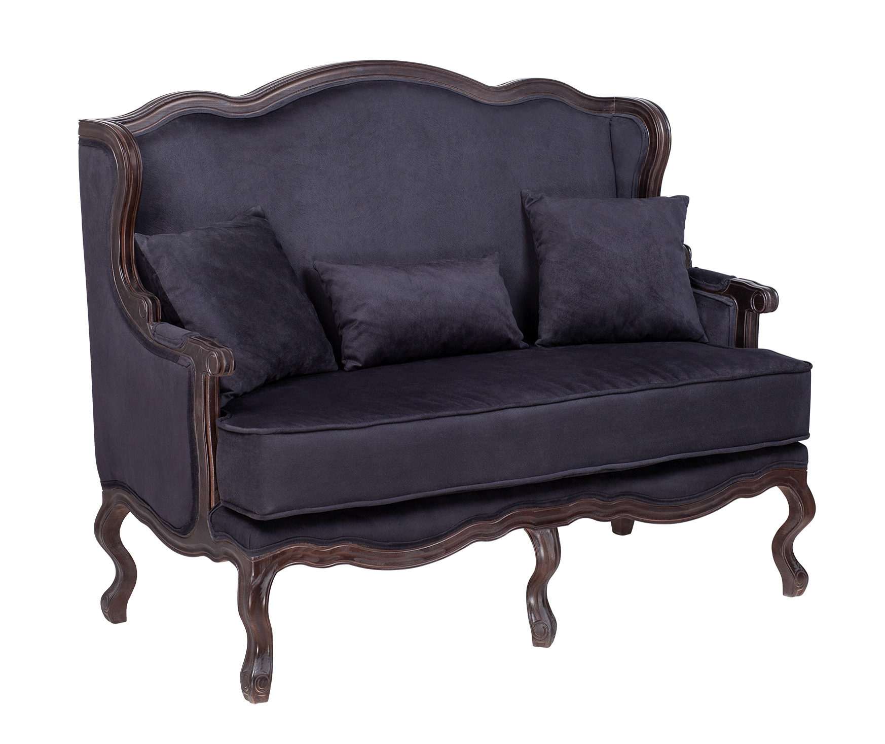 купить Двухместный дизайнерский диван Brody Double Black в Москве купить Двухместный дизайнерский диван Brody Double Black