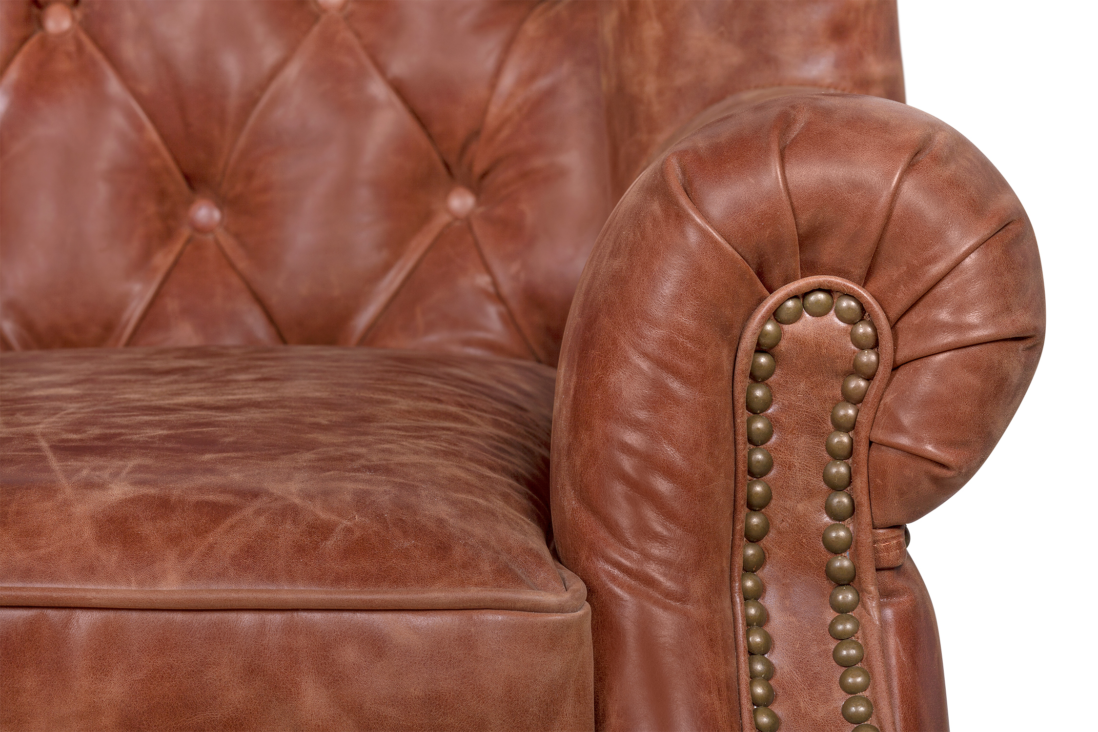 фото Кожаное кресло Marrone
