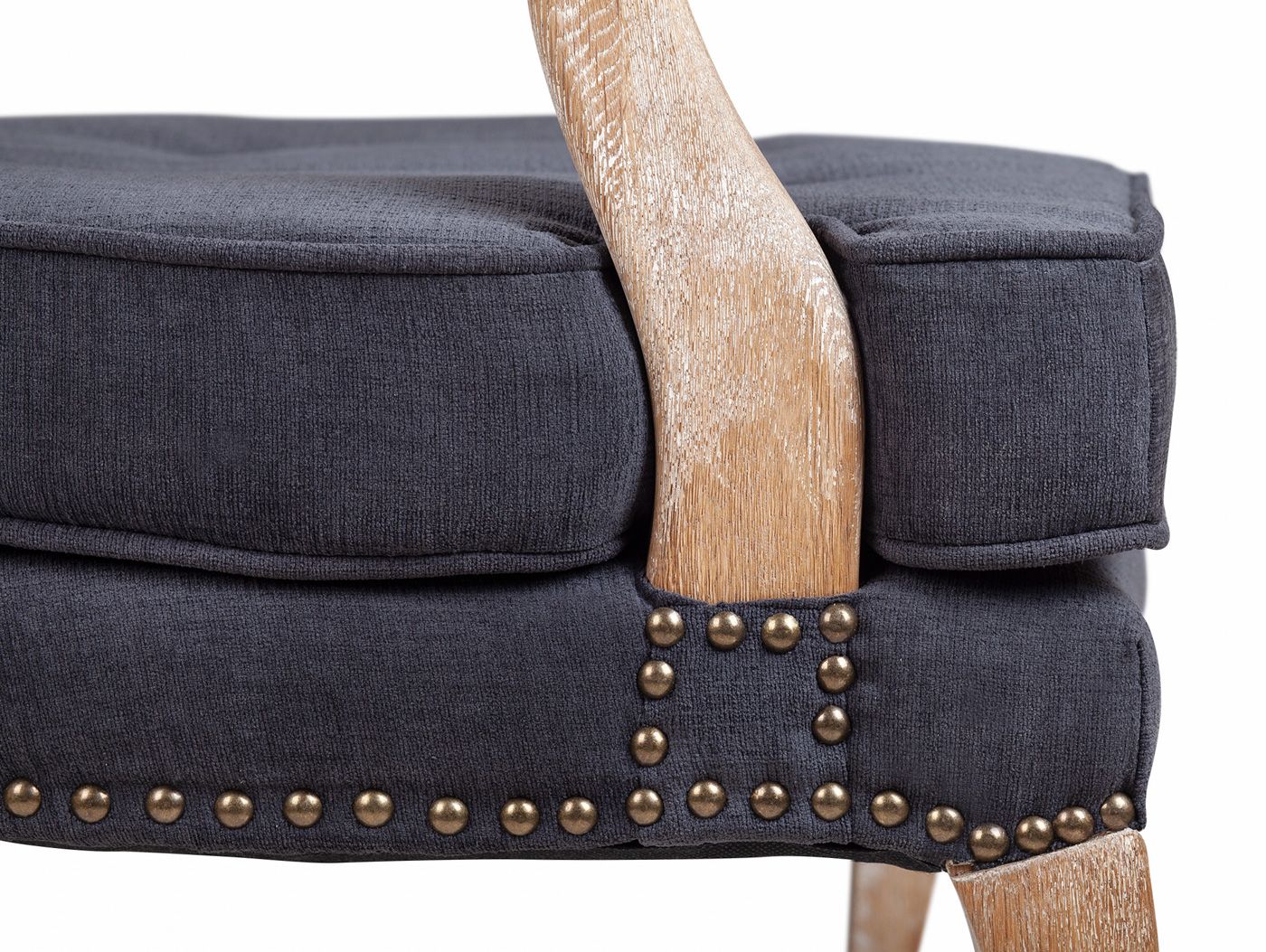 фото Мягкое полукресло с подлокотниками Anver Oak Grey в интерьере