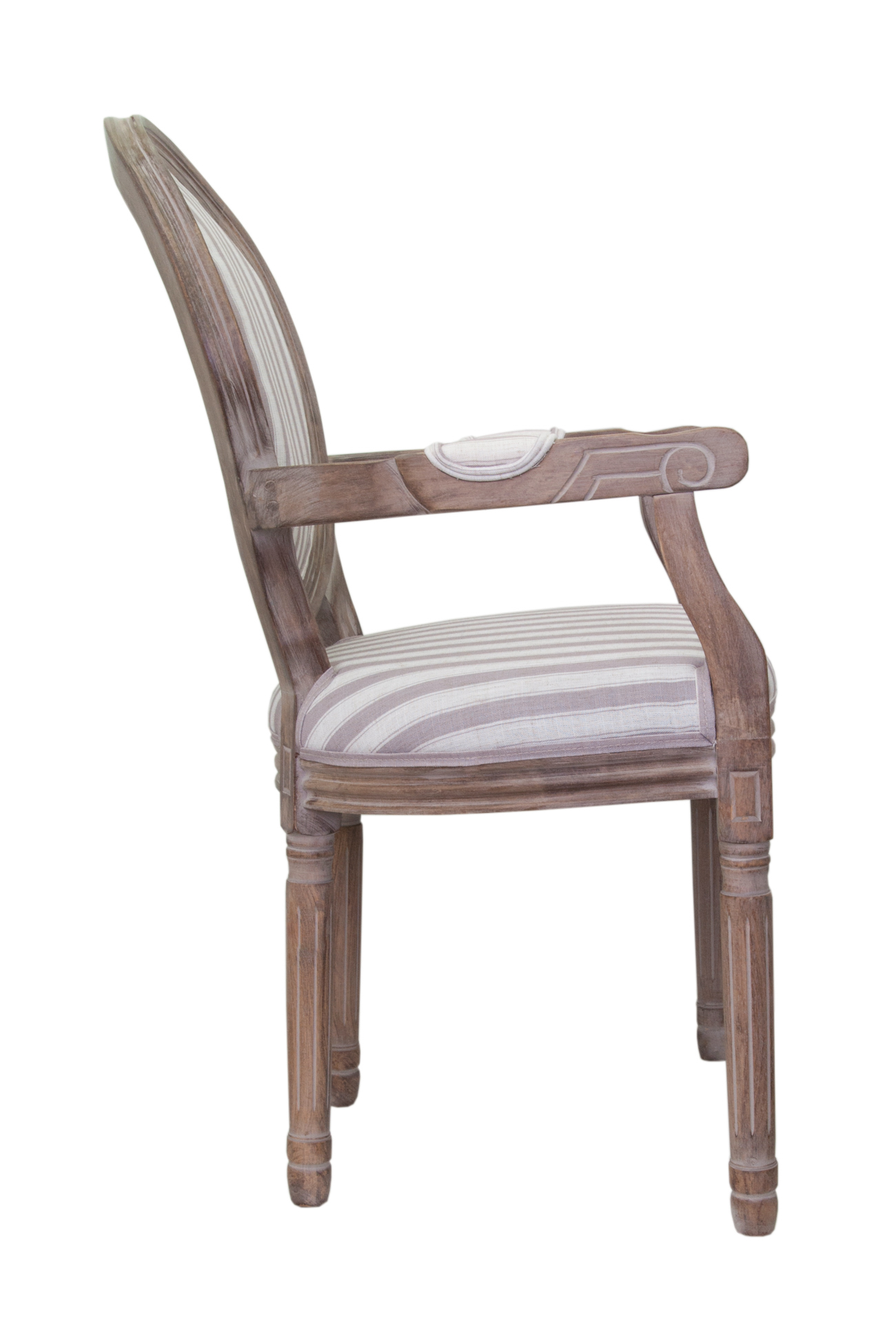 купить Мягкий стул с подлокотниками Volker Arm Pinstripe