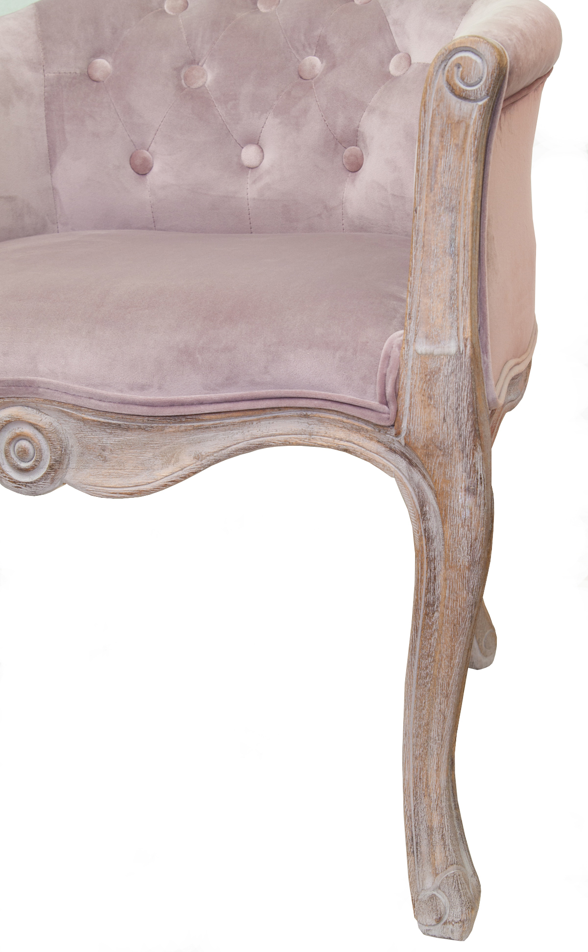 фото Низкое кресло ретро Kandy Pink Velvet