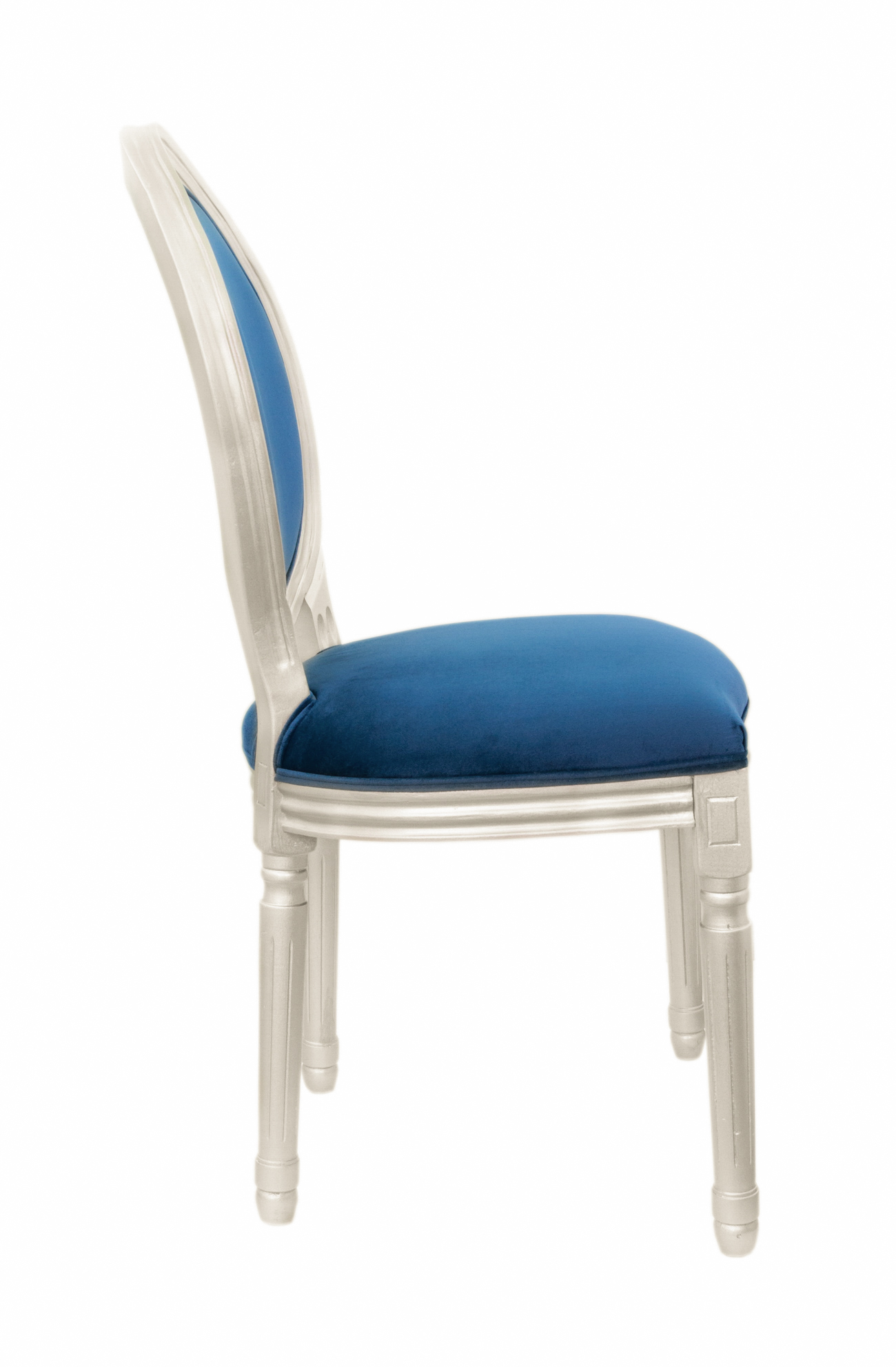 купить Стул Volker Blue Silver