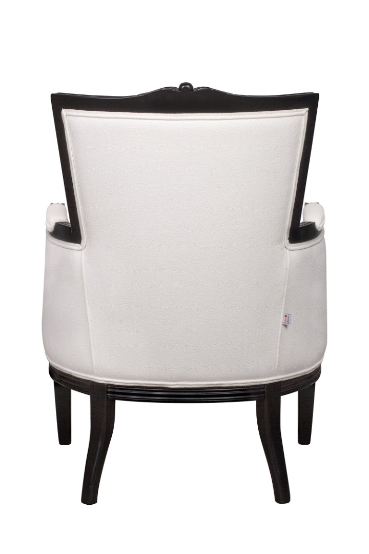 Мягкое полукресло с подлокотниками Tous white в интернет-магазине