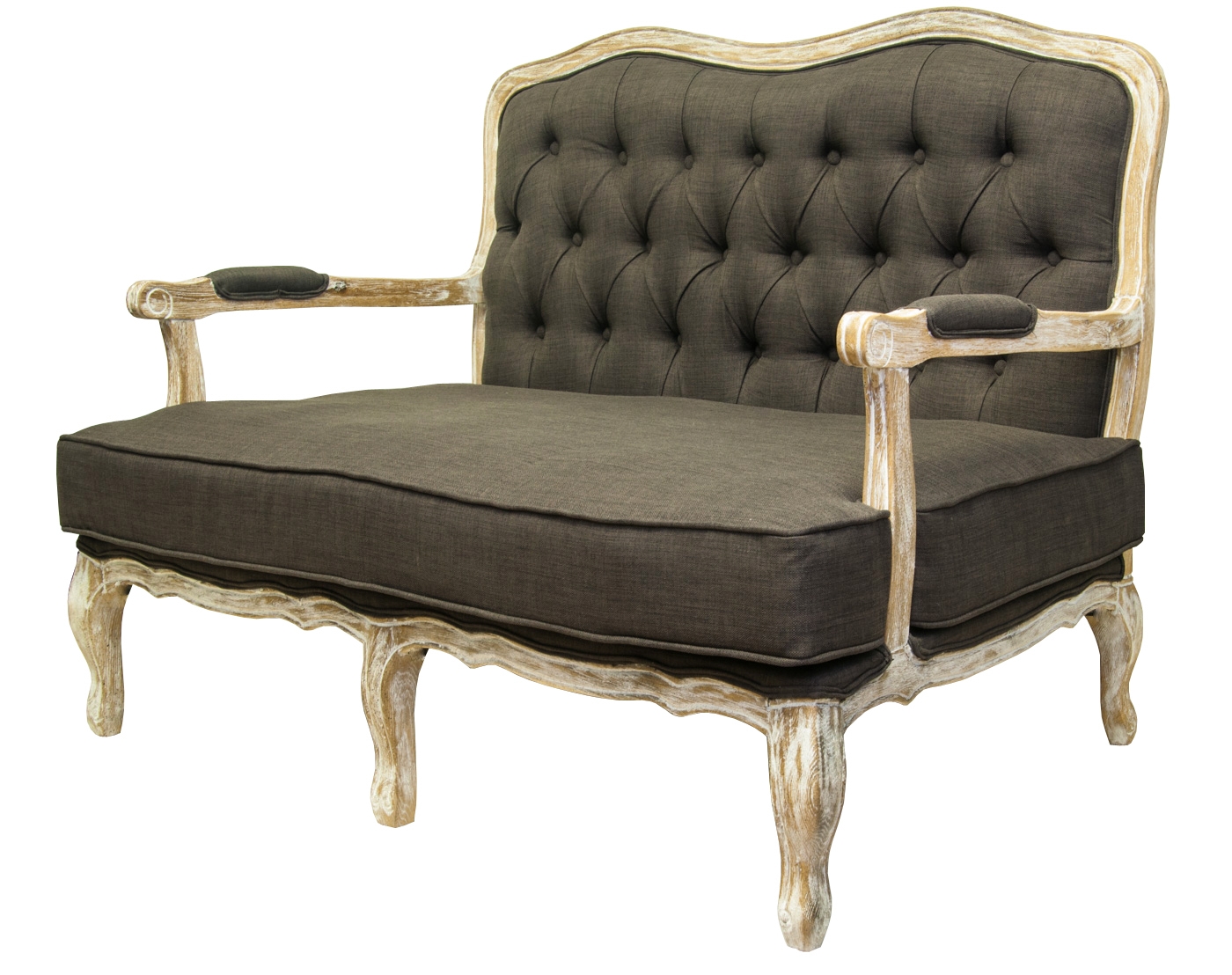 купить Двухместный дизайнерский диван Yareli Brown V2 в Москве купить Двухместный дизайнерский диван Yareli Brown V2