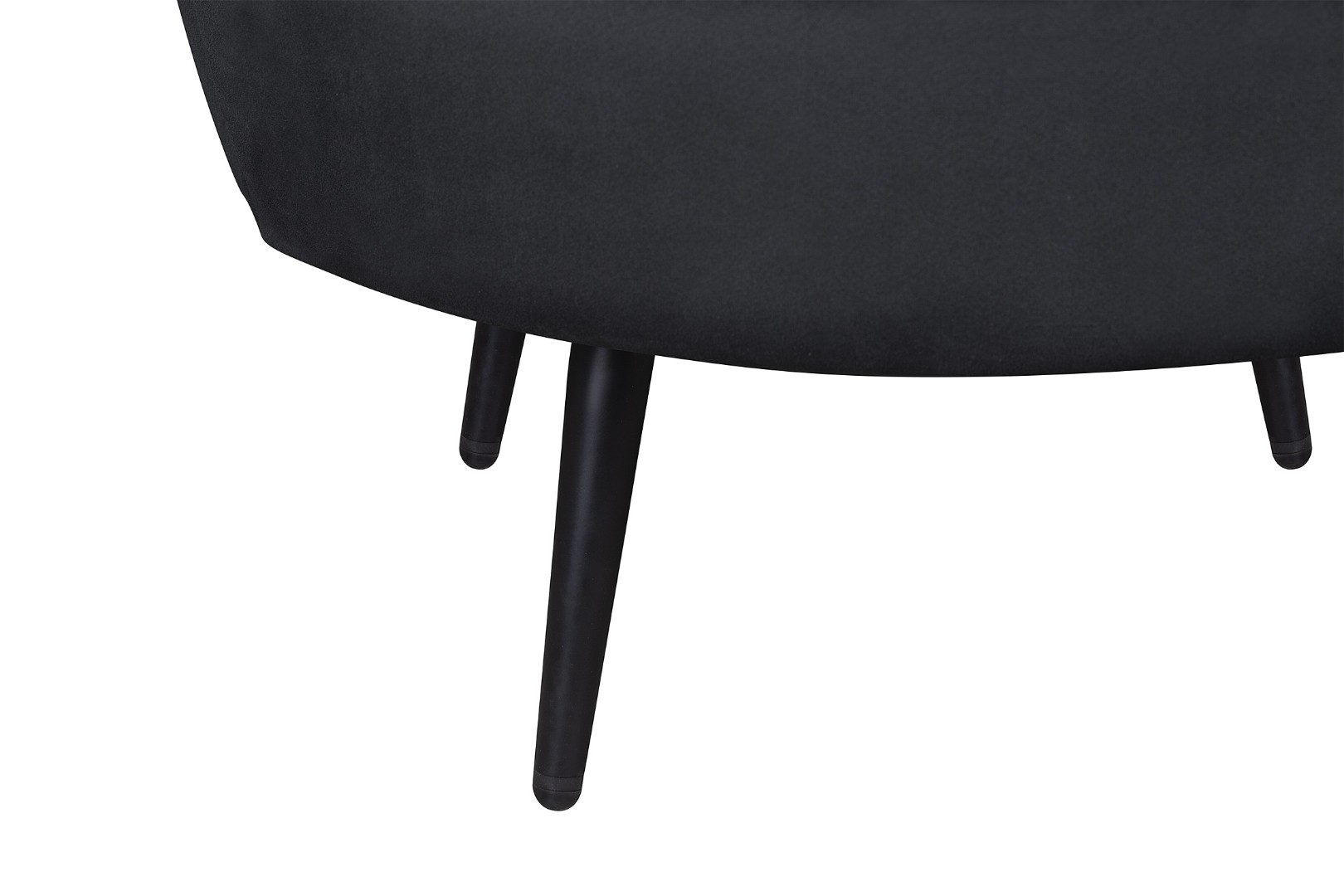 Низкое кресло ракушка Pearl черный V2 в интерьере в Москве Низкое кресло ракушка Pearl черный V2 в интерьере