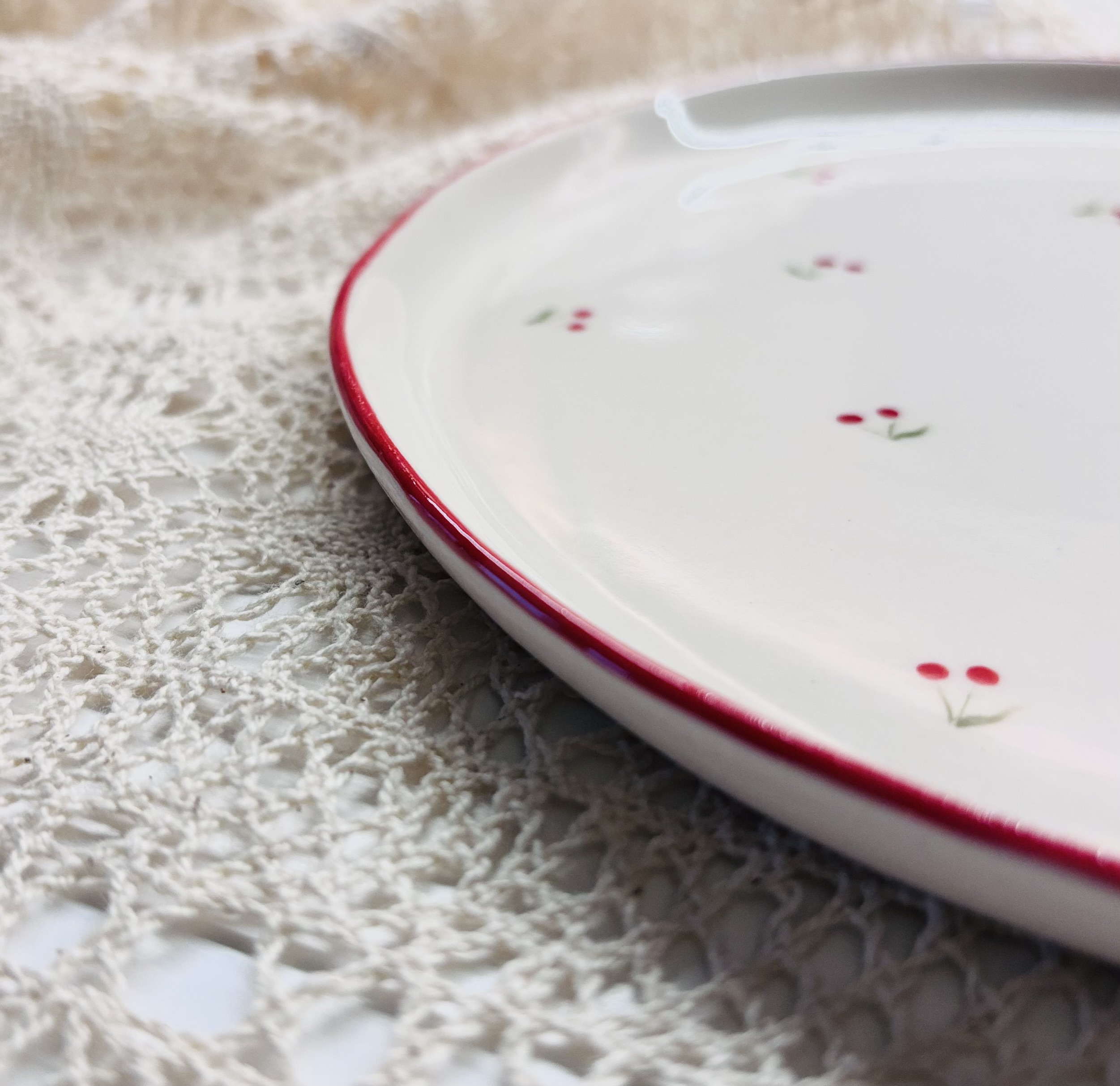 Тарелка "Вишневая" диаметр 19см в интернет-магазине