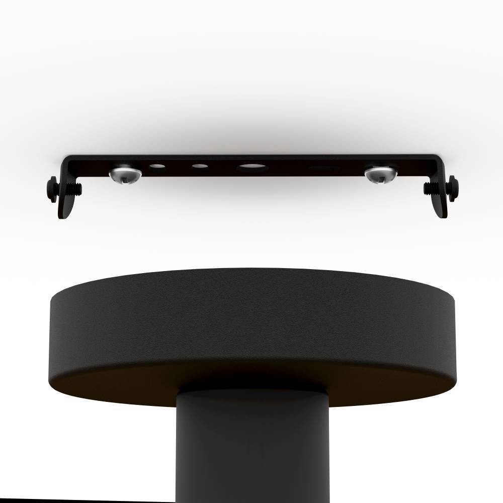 заказать 43883 Потолочный светильник LEOMINSTER, 1X40W (E27), ?450, сталь, черный / дерево