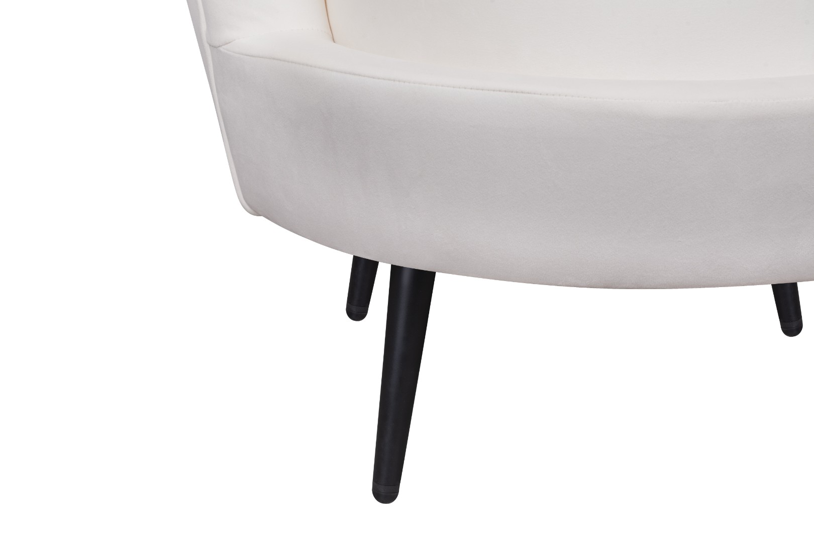 фото Кресло ракушка Pearl Beige на черных ножках в интерьере в Москве фото Кресло ракушка Pearl Beige на черных ножках в интерьере