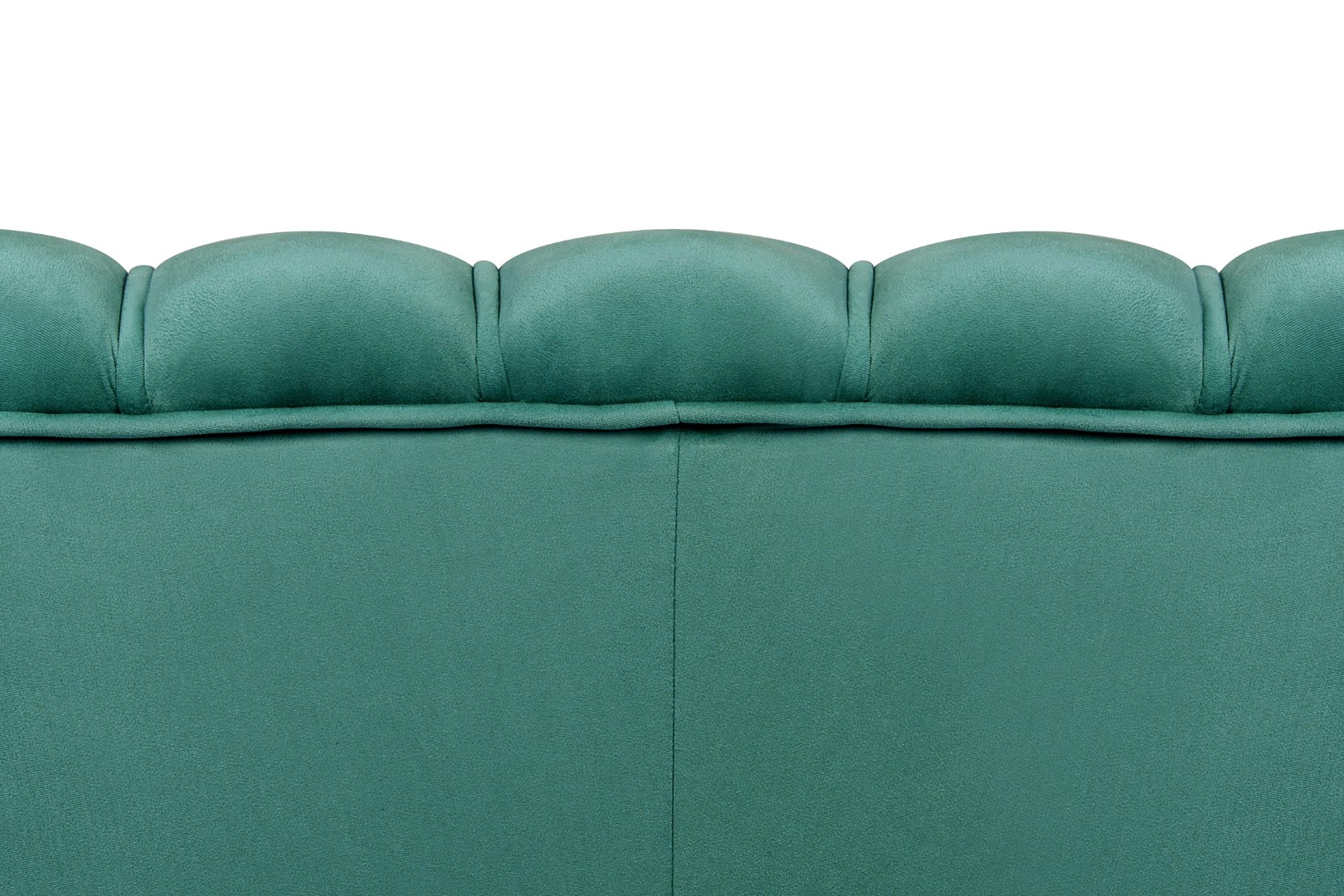 Диван ракушка для гостиниц Pearl Triple Green V2 на черных ножках в интерьере в Москве Диван ракушка для гостиниц Pearl Triple Green V2 на черных ножках в интерьере