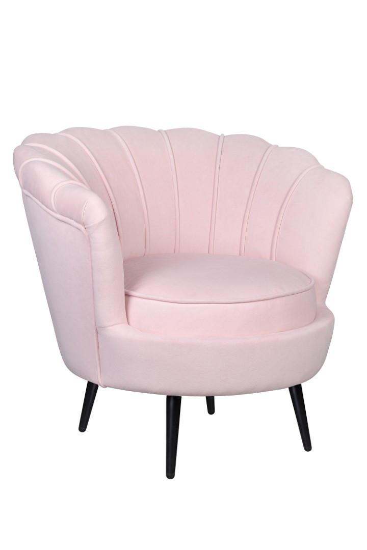 купить Низкое кресло ракушка Pearl розовый V2 на черных ножках в Москве купить Низкое кресло ракушка Pearl розовый V2 на черных ножках