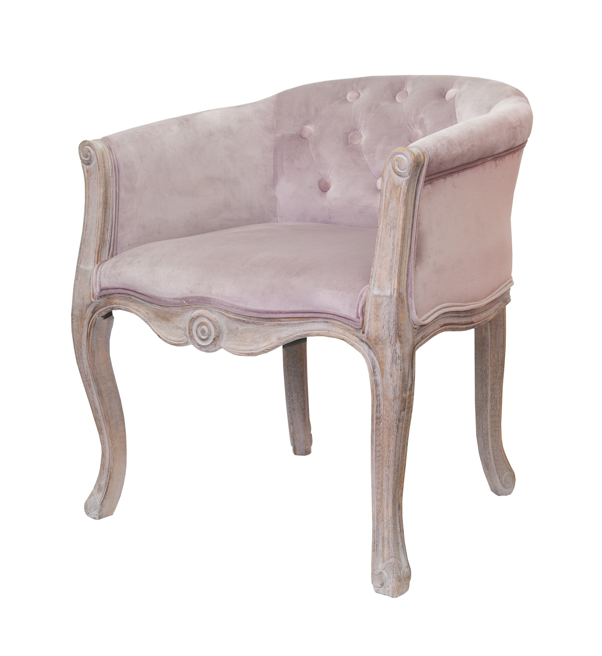 Низкое кресло ретро Kandy Pink Velvet в интернет-магазине