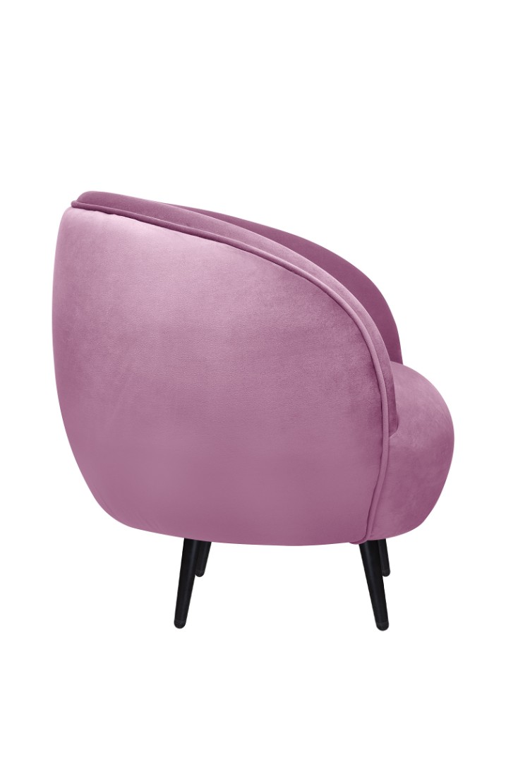 заказать Мягкое кресло Small Benee Pink на черных ножках в Москве заказать Мягкое кресло Small Benee Pink на черных ножках
