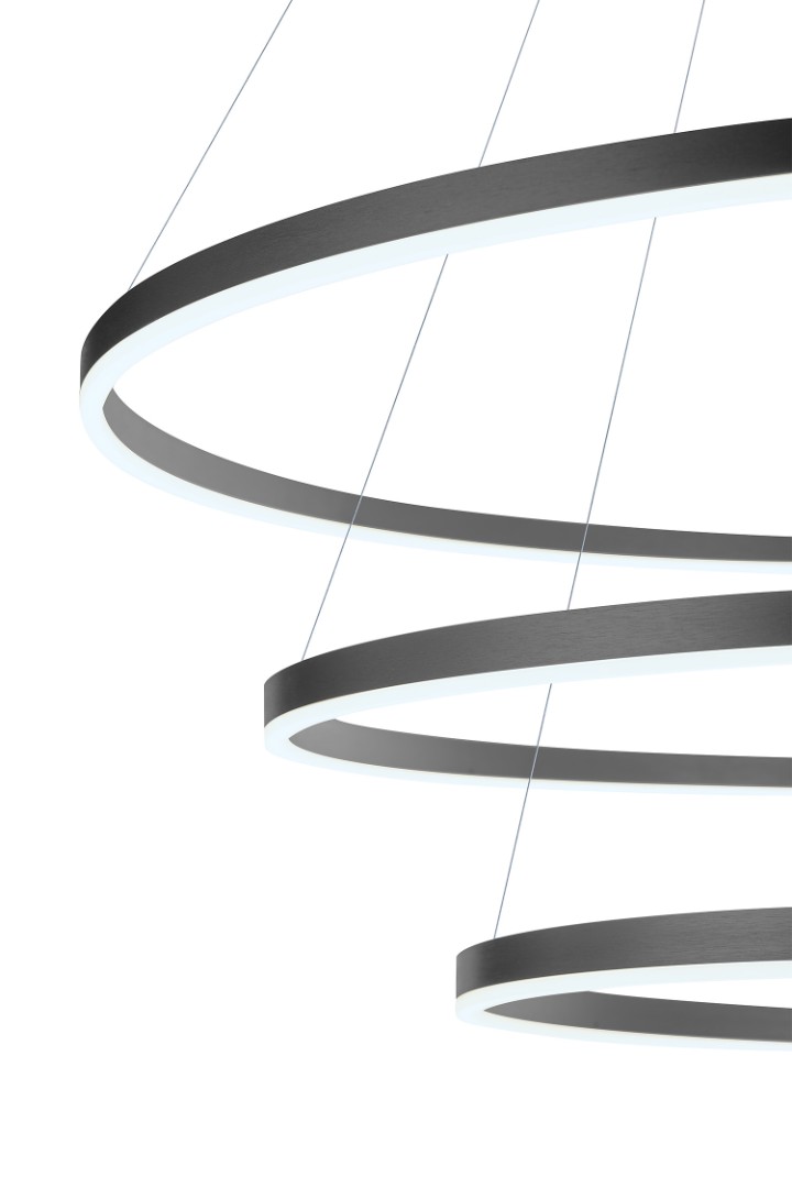 стильные Люстра Orblaze 3 rings 600 black в Москве стильные Люстра Orblaze 3 rings 600 black