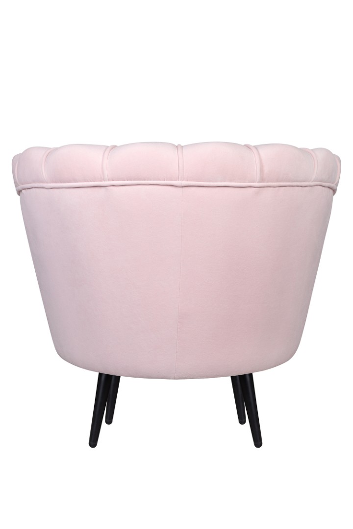 Низкое кресло ракушка Pearl розовый V2 на черных ножках в интернет-магазине в Москве Низкое кресло ракушка Pearl розовый V2 на черных ножках в интернет-магазине